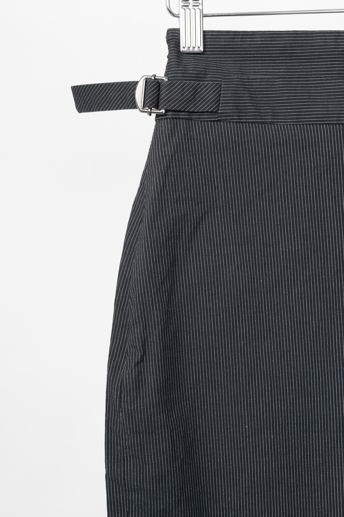 Paul Smith Paul Smith Black Label Charcoal Pinstripe Pencil Skirt Size 26" / US 2 / IT 38 - 4 Thumbnail