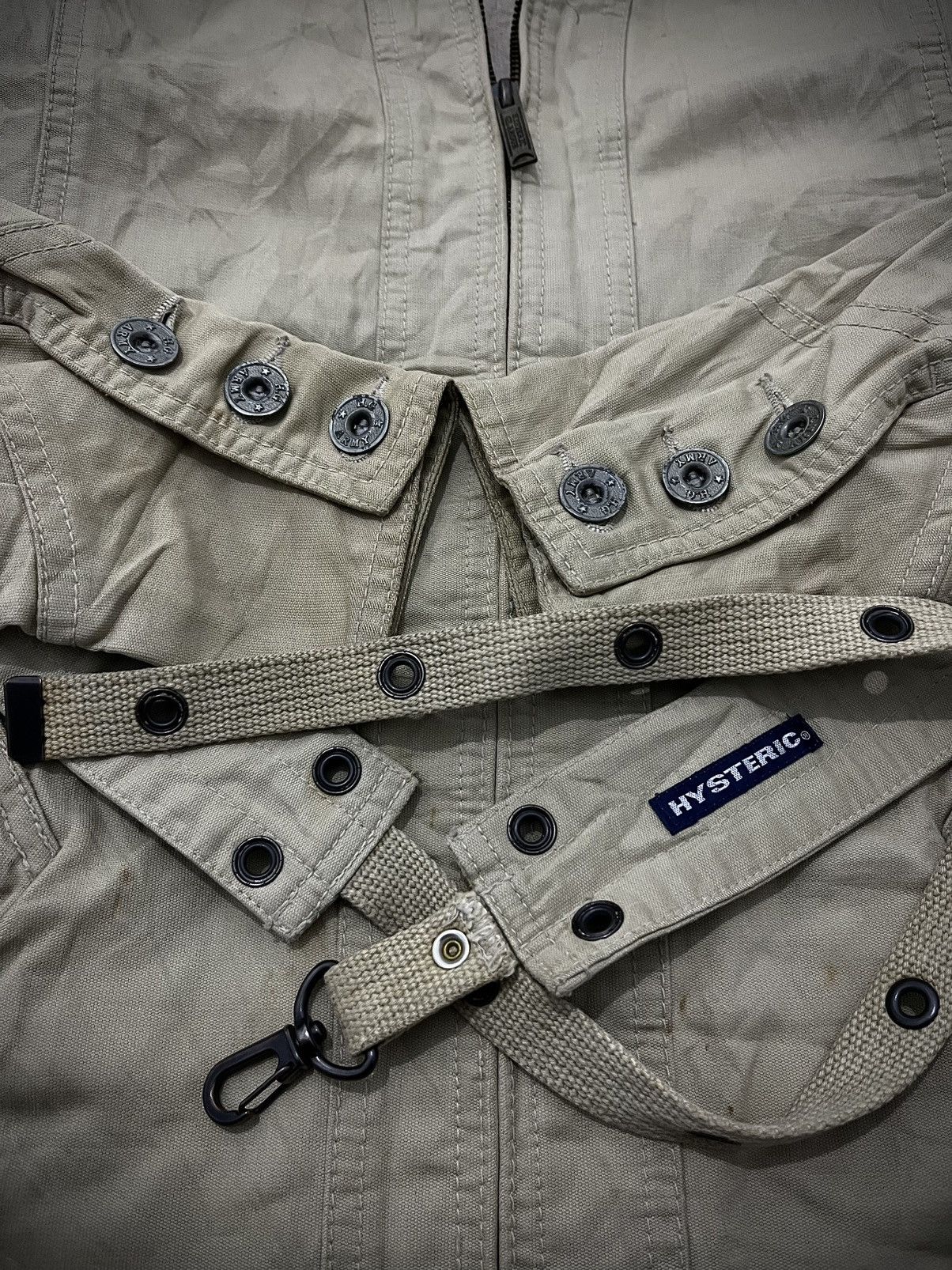 Hysteric Glamour 90s Hysteric Glamour Canvas Long Coat Jacket Size US M / EU 48-50 / 2 - 5 Thumbnail