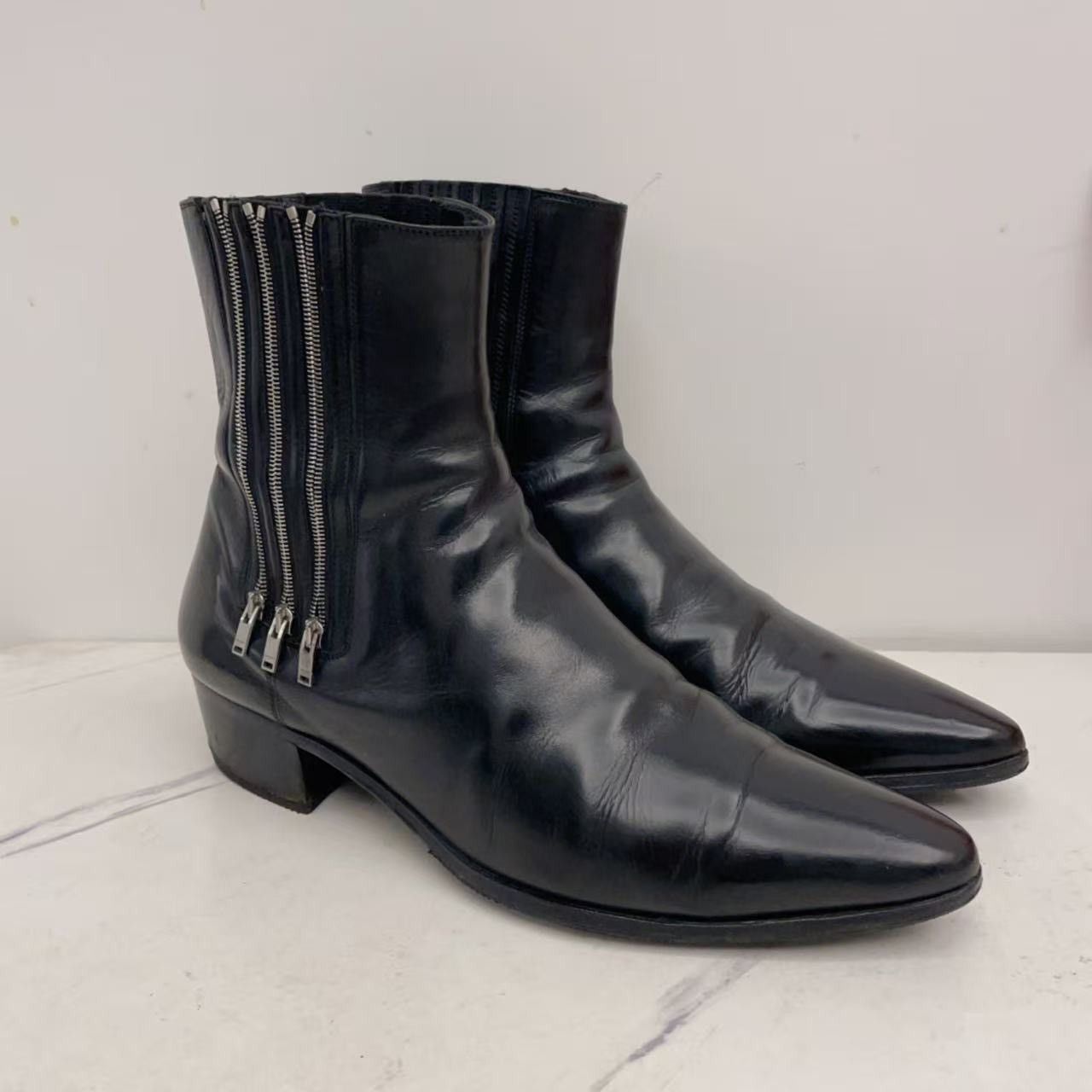 Saint Laurent Paris WYATT 60 ZIP BOOT MARRAKESH | Grailed