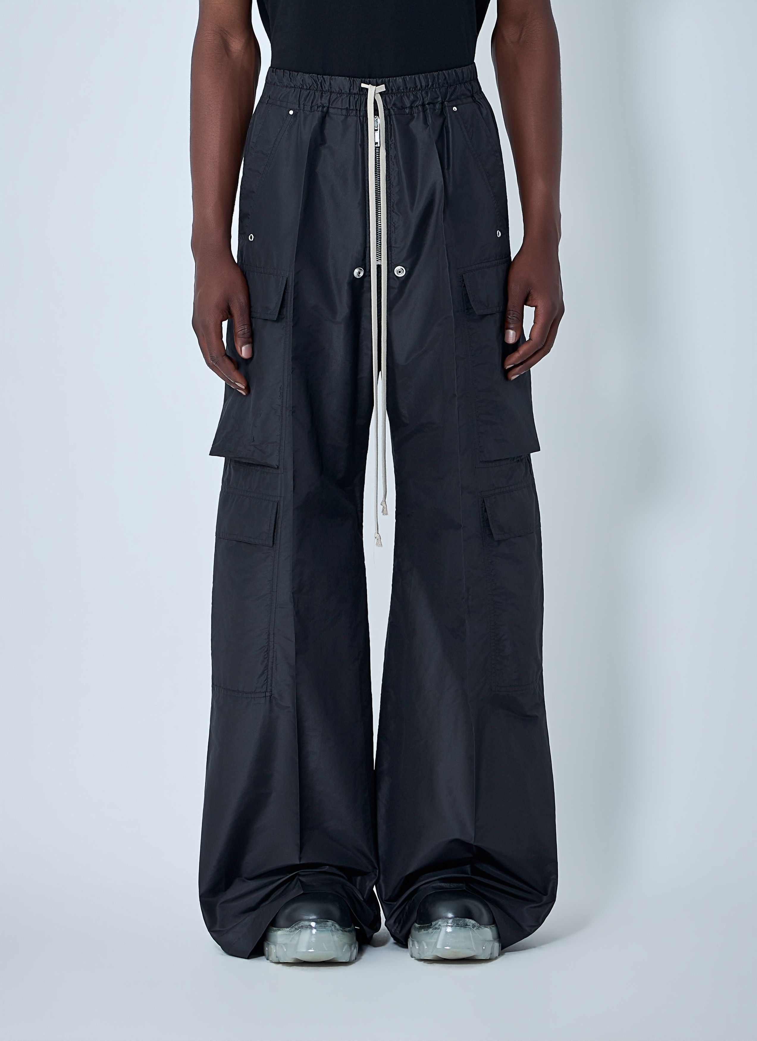 Rick Owens Rick Owens FOG Biker Joggers Black RU01B1369 sz 48 IT