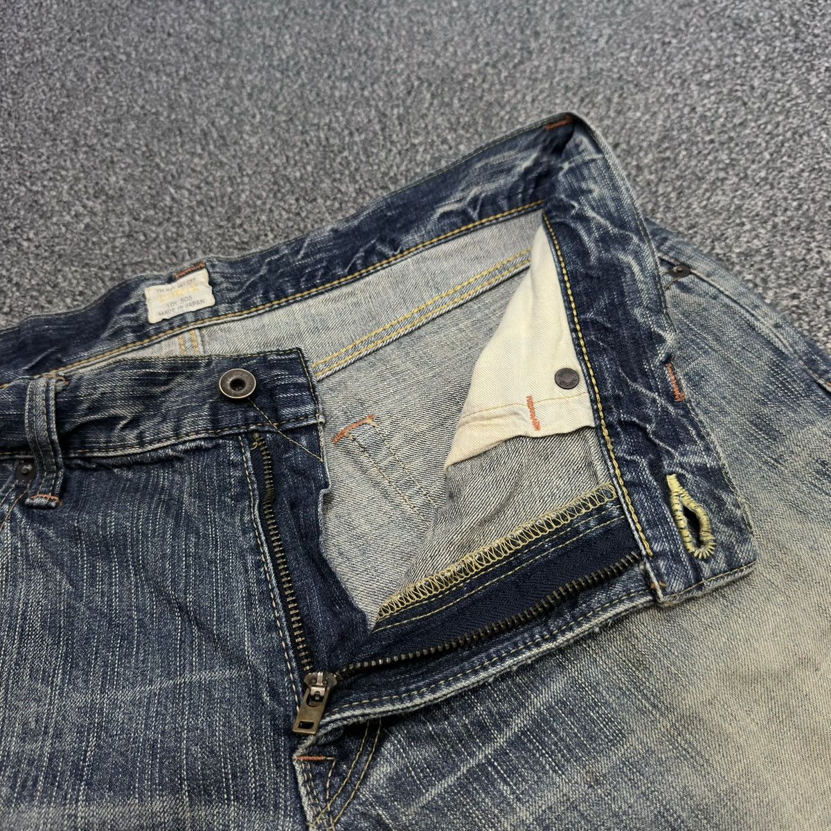 Kapital Flared ‼️ Japanese Denim Edwin 505 Dirty Washed Distressed Size US 33 - 14 Thumbnail