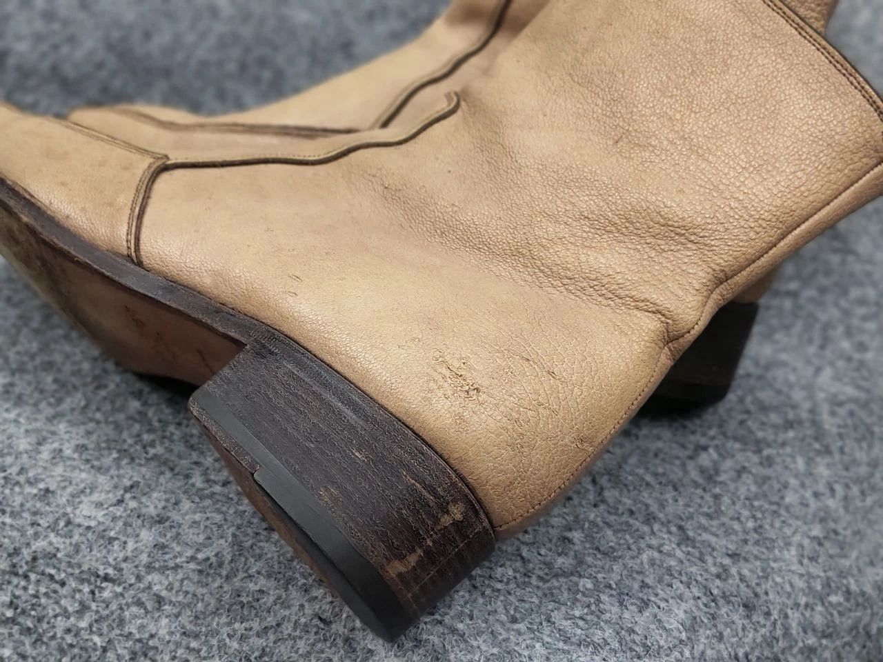 Yves Saint Laurent Vintage Yves Saint Laurent rive gauche Leather zip Boots Size US 9 / EU 42 - 19 Thumbnail