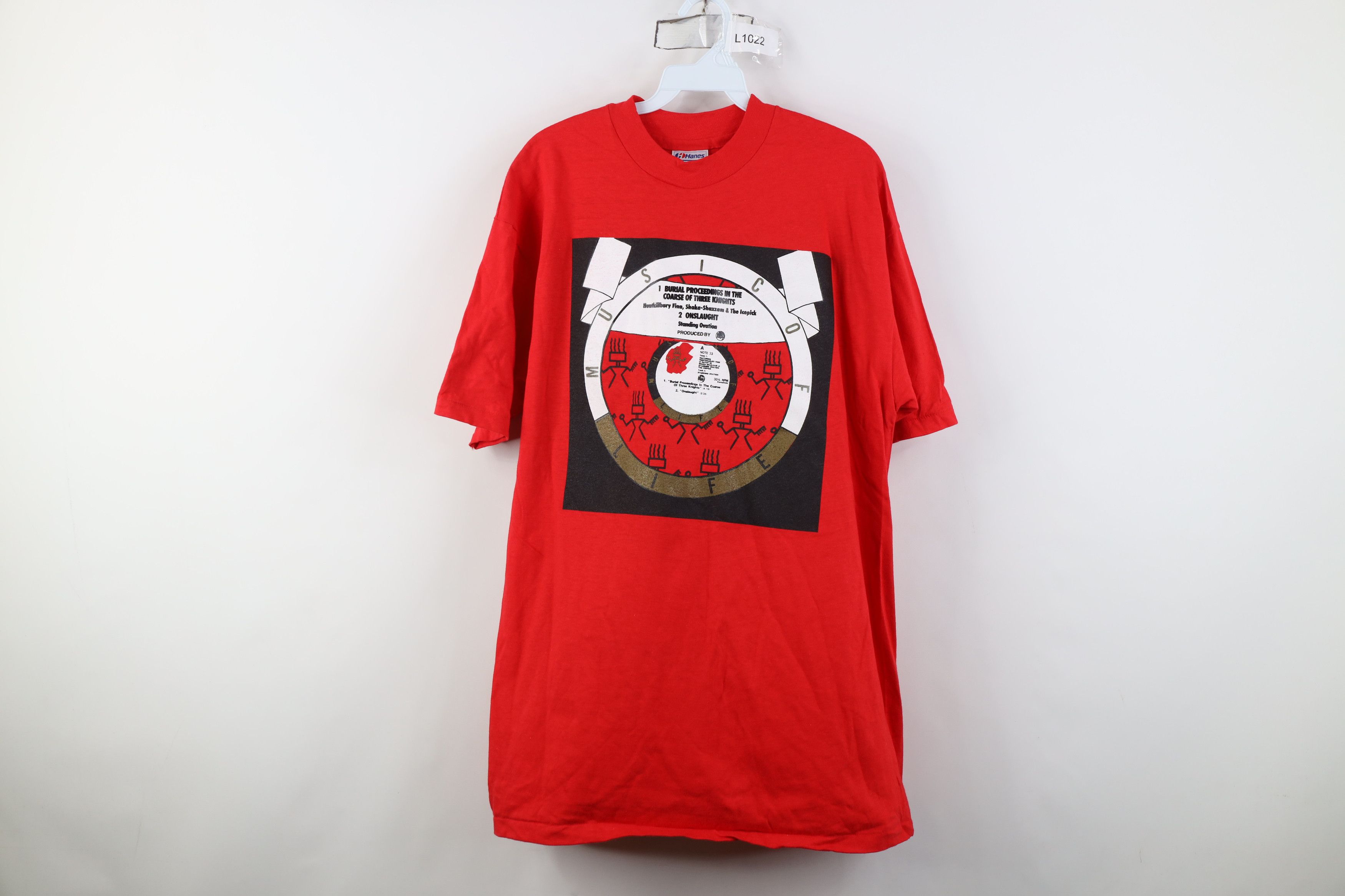 Vintage Vintage 90s Standing Ovation British Hip Hop T-Shirt USA Size US XL / EU 56 / 4 - 1 Thumbnail