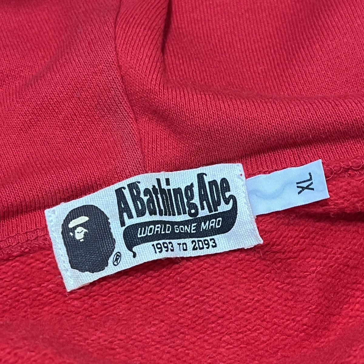 Bape 💥 Bape Red Tiger Zip Up Hoodie 💥 Size US XL / EU 56 / 4 - 7 Thumbnail