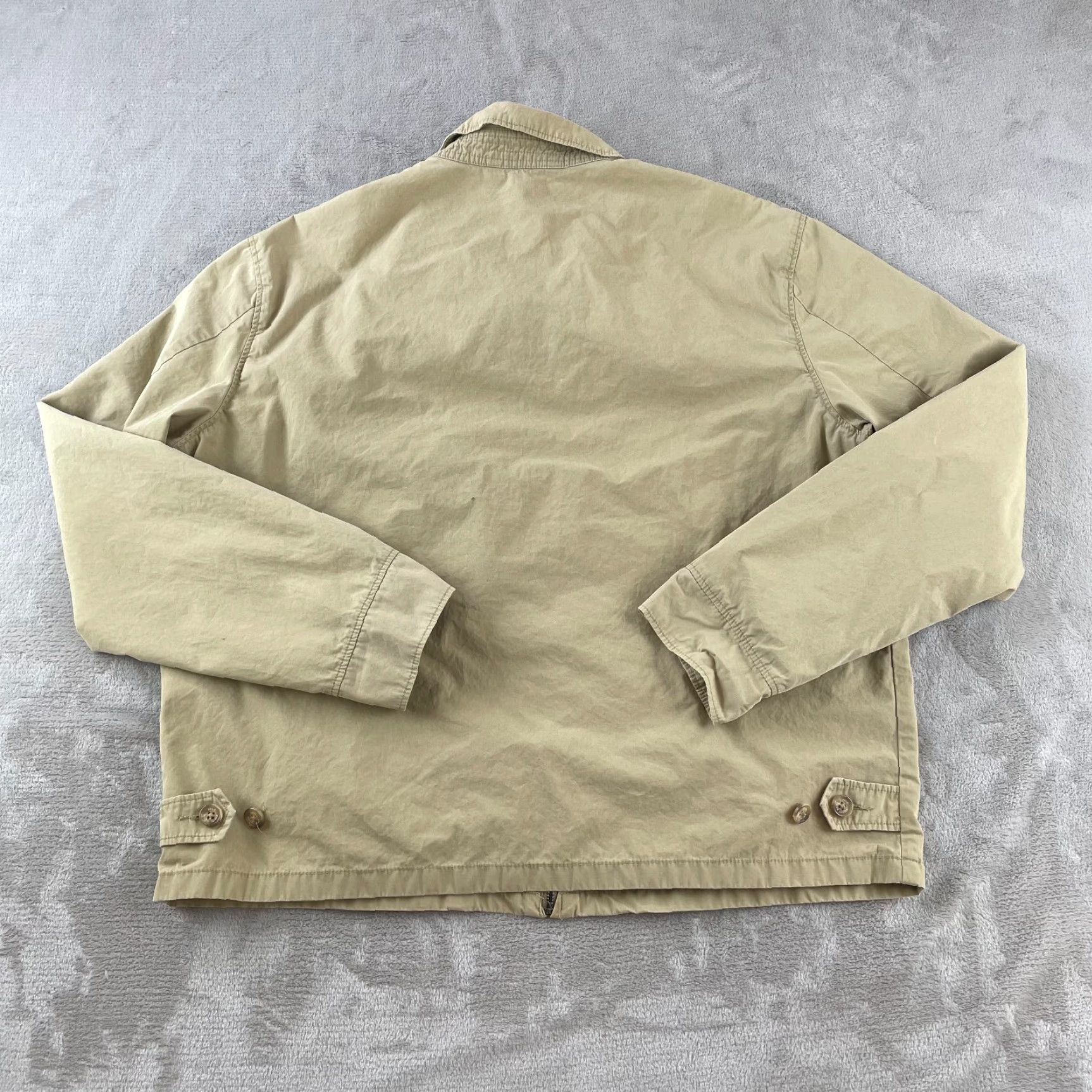 Polo Ralph Lauren Polo Ralph Lauren Jacket Men XL Brown Khaki Full Zip Chinstrap Preppy Size US XL / EU 56 / 4 - 5 Thumbnail