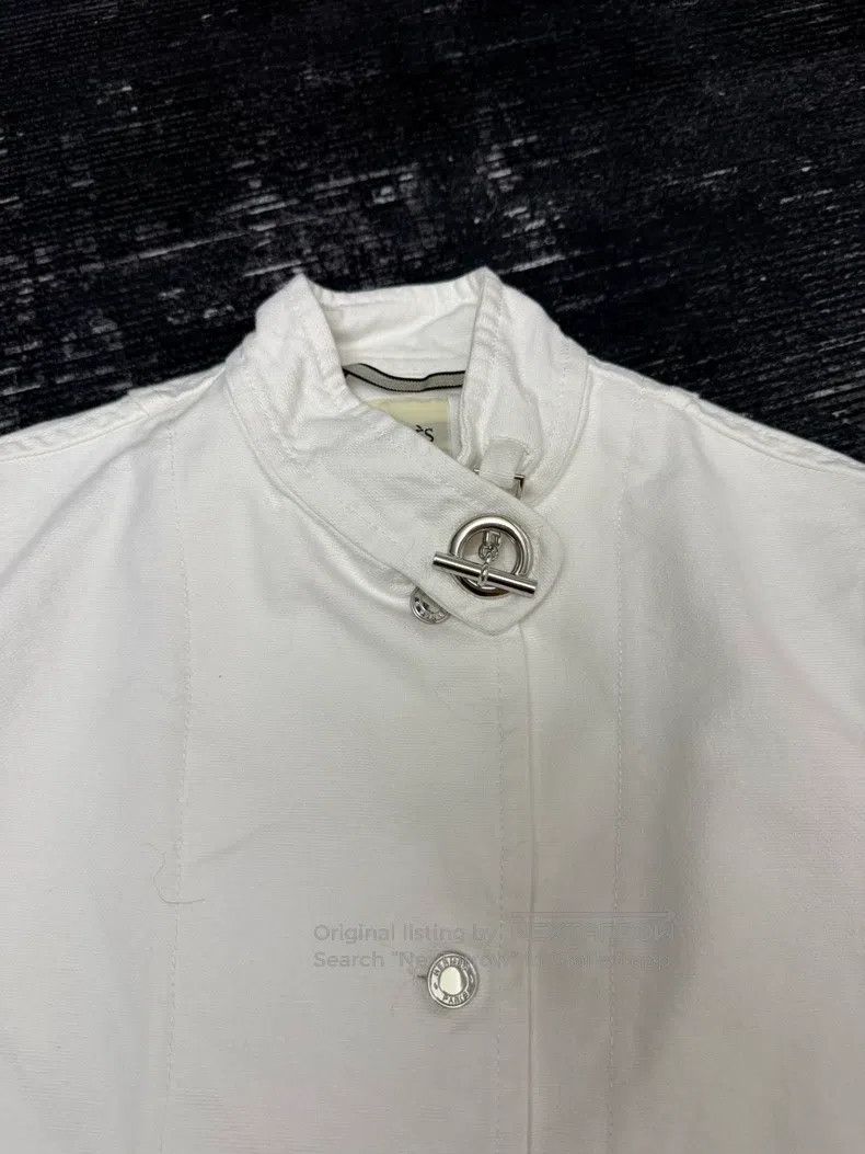 Hermes Hermes White Silver Buckle Jacket Size S / US 4 / IT 40 - 2 Thumbnail