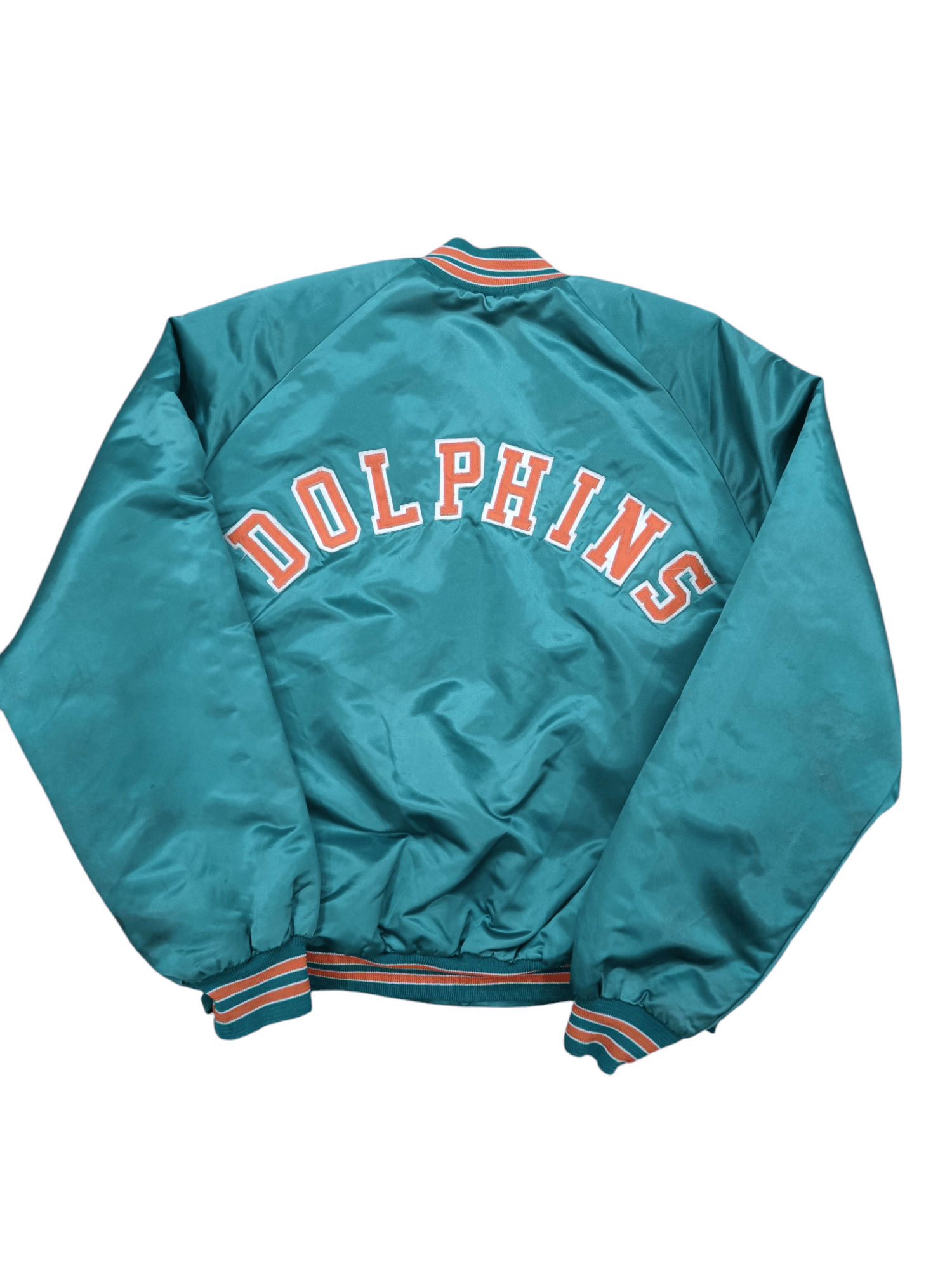 Chalk Line × Vintage Vintage Miami Dolphins Baseball Jacket Size US XL / EU 56 / 4 - 1 Thumbnail