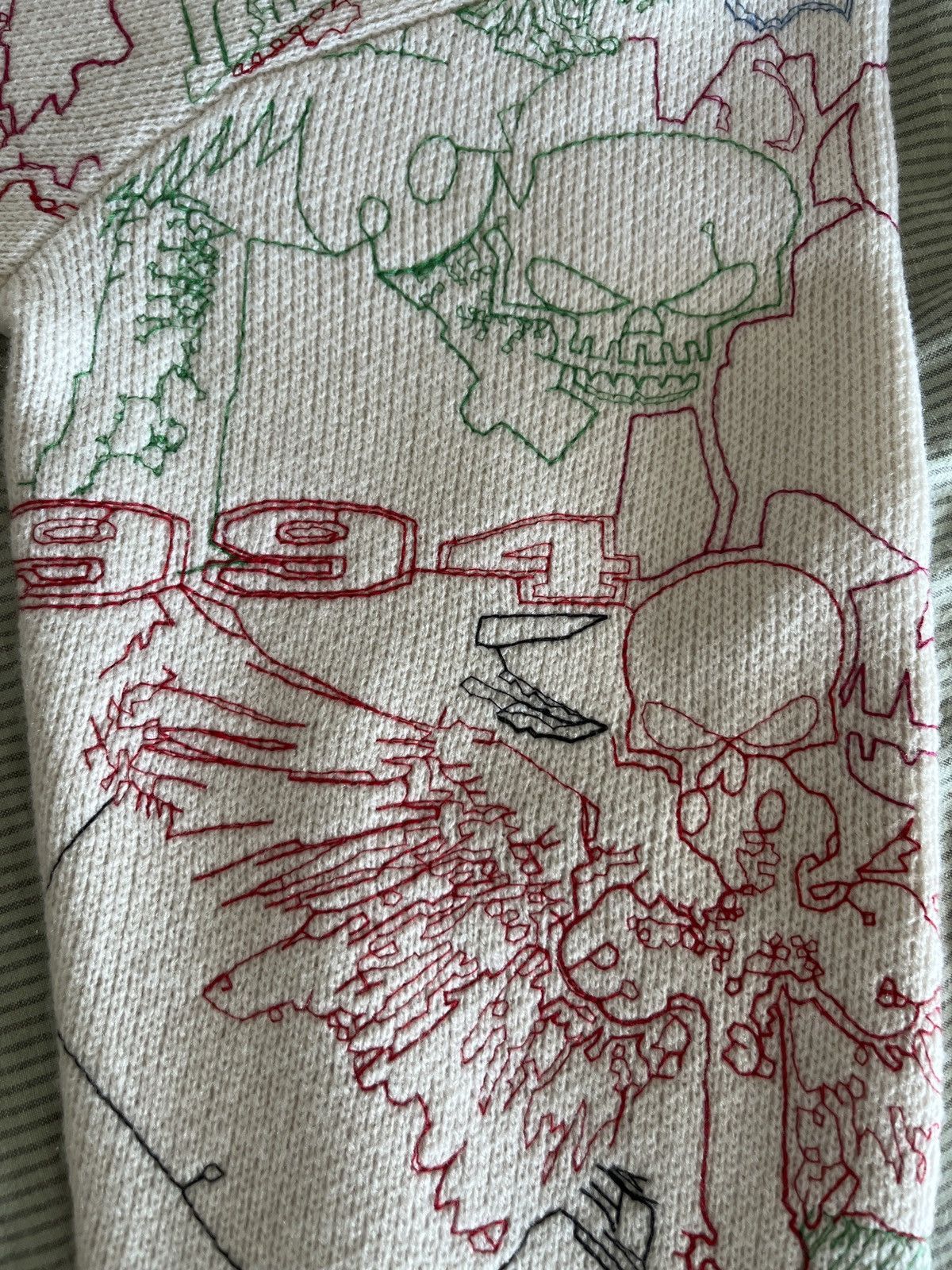 Supreme Supreme Collage Embroidered Sweater Size US S / EU 44-46 / 1 - 2 Thumbnail