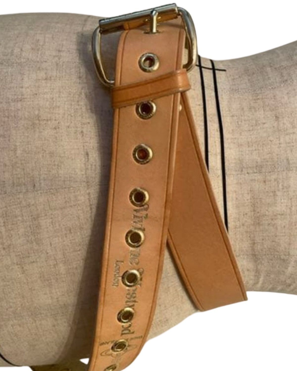 Vivienne Westwood Made In England Alex Long Leather Belt Size ONE SIZE - 2 Thumbnail