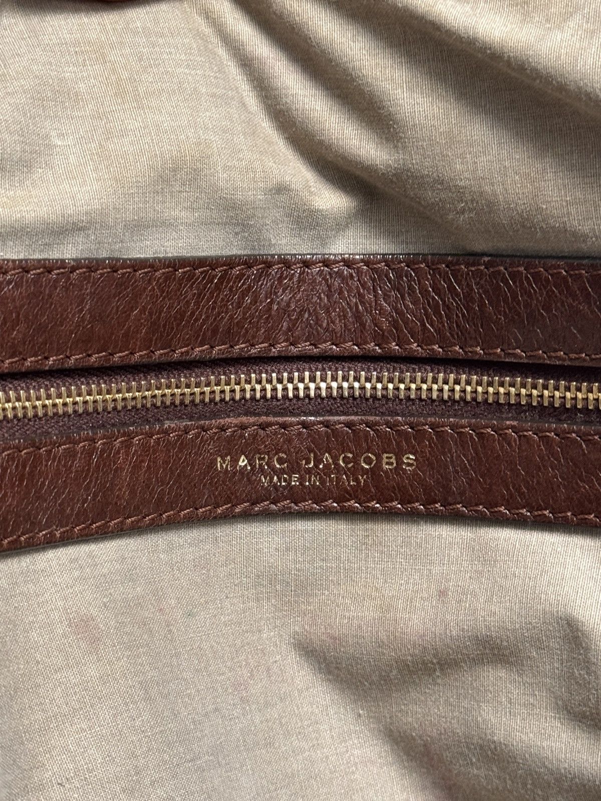 Marc Jacobs Marc Jacobs Chocolate Quilted Leather Bowler Handbag Size ONE SIZE - 7 Thumbnail