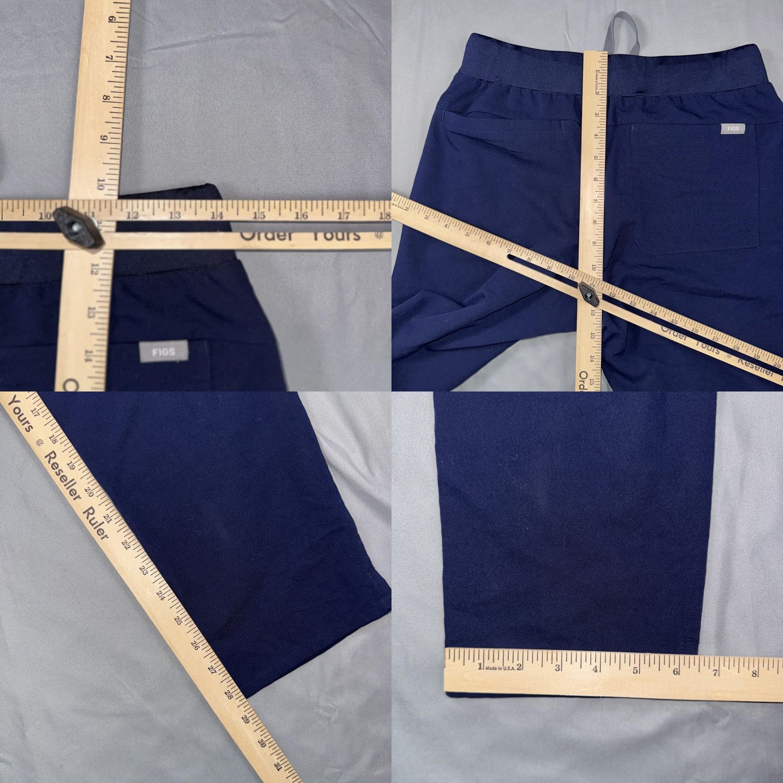 Vintage FIGS Technical Collection Pants Mens Small Blue Jogger Workwear Stretch Size US 29 - 8 Thumbnail