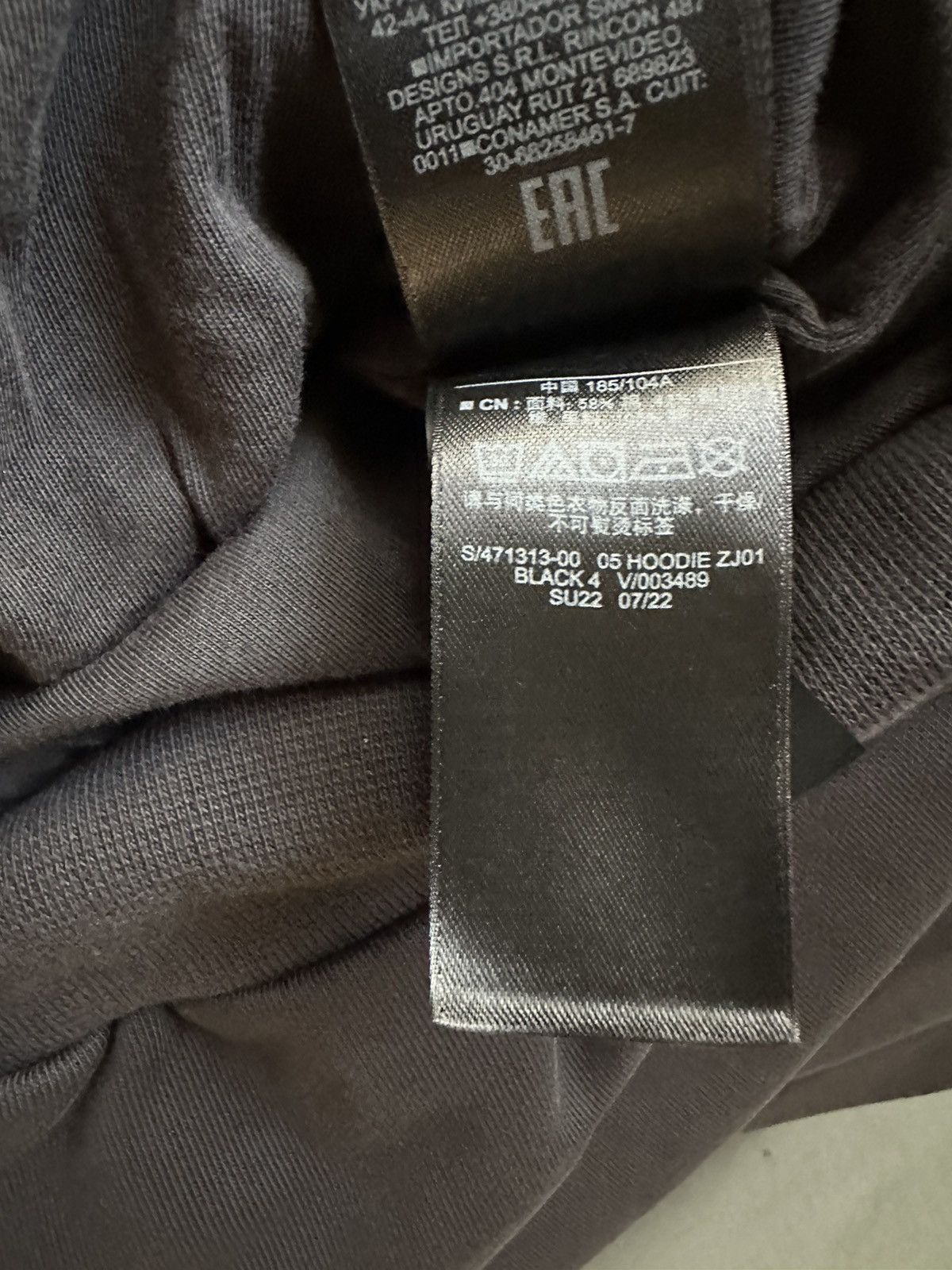 Balenciaga × Gap × Kanye West Yeezy gap balenciaga logo hoodie black size large Size US L / EU 52-54 / 3 - 6 Thumbnail