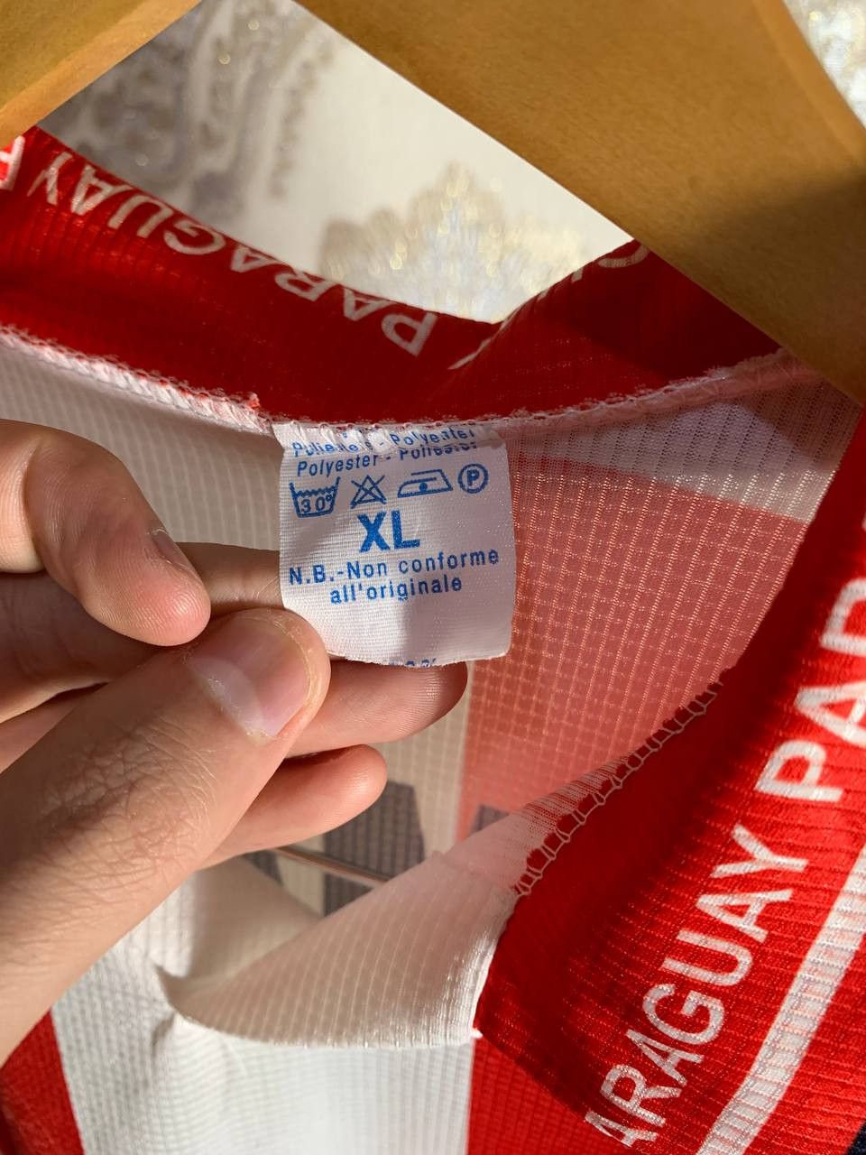 Vintage Very Rare Paraguay Retro Soccer Jersey Vintage Y2K 90s Size US XL / EU 56 / 4 - 4 Thumbnail