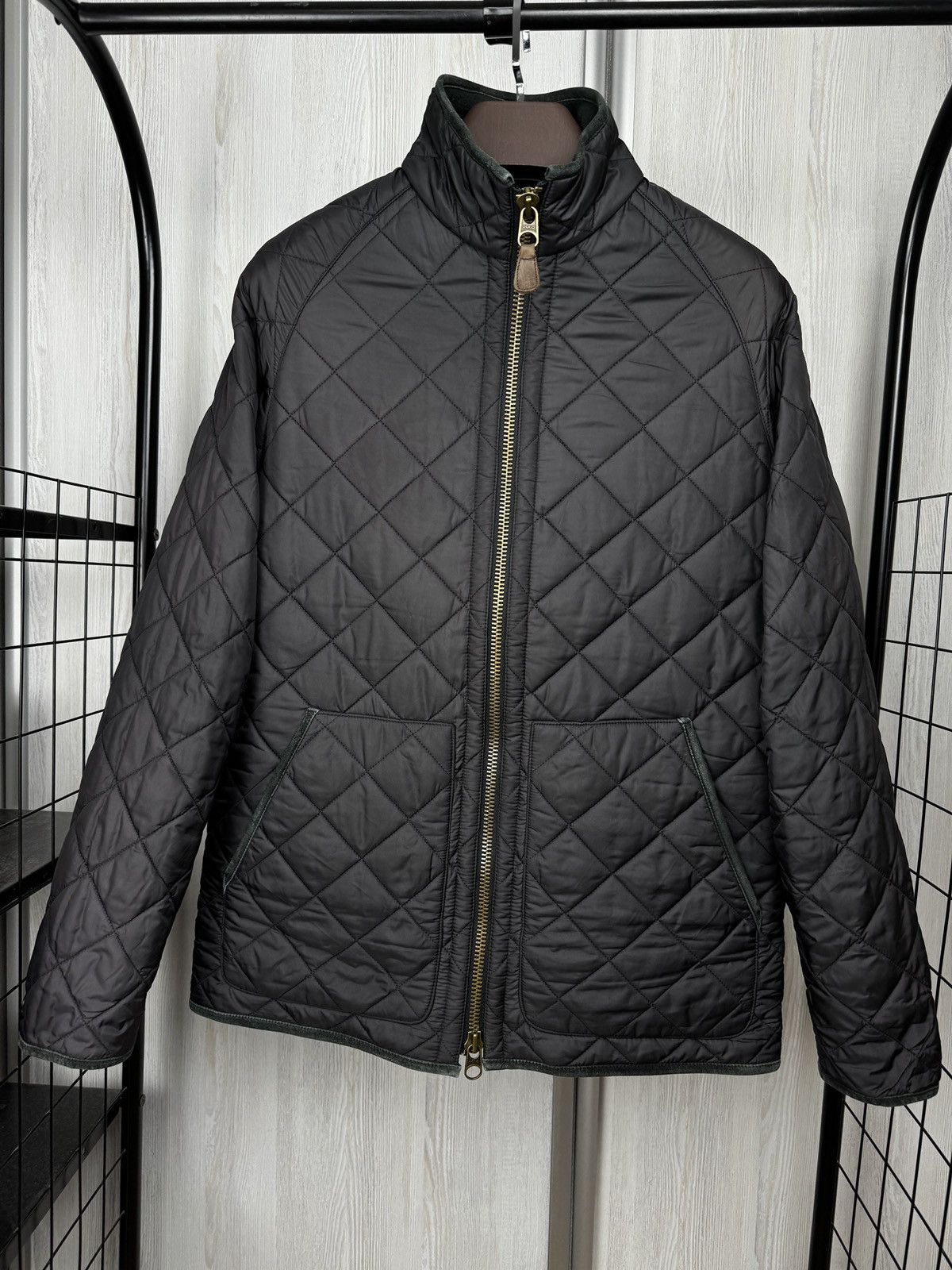 Polo Ralph Lauren Polo Ralph Lauren Jacket Quilted Trim Leather fleece lined Size US M / EU 48-50 / 2 - 2 Thumbnail