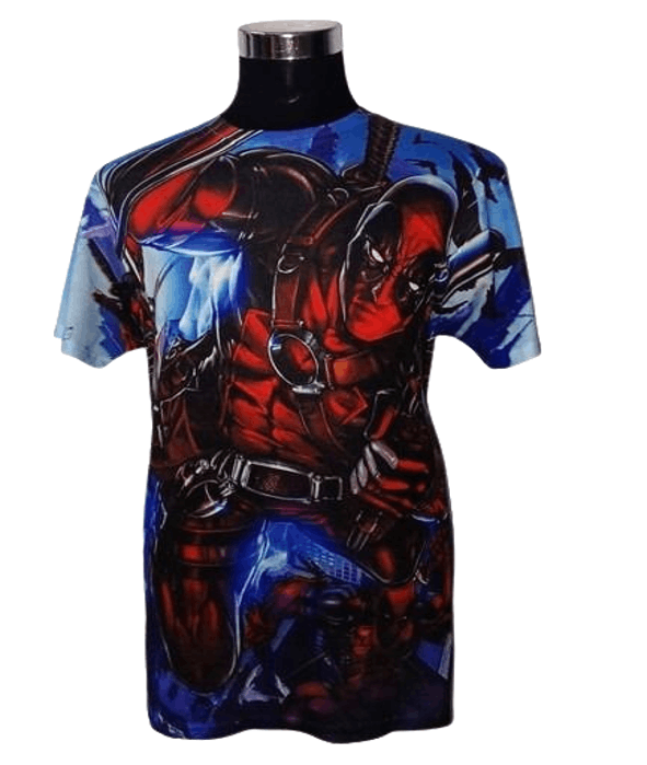Marvel Comics RARE DEADPOOL FULL PRINT MEDIUM BY MARVEL ORIGINAL T-SHIRT Size US M / EU 48-50 / 2 - 1 Thumbnail