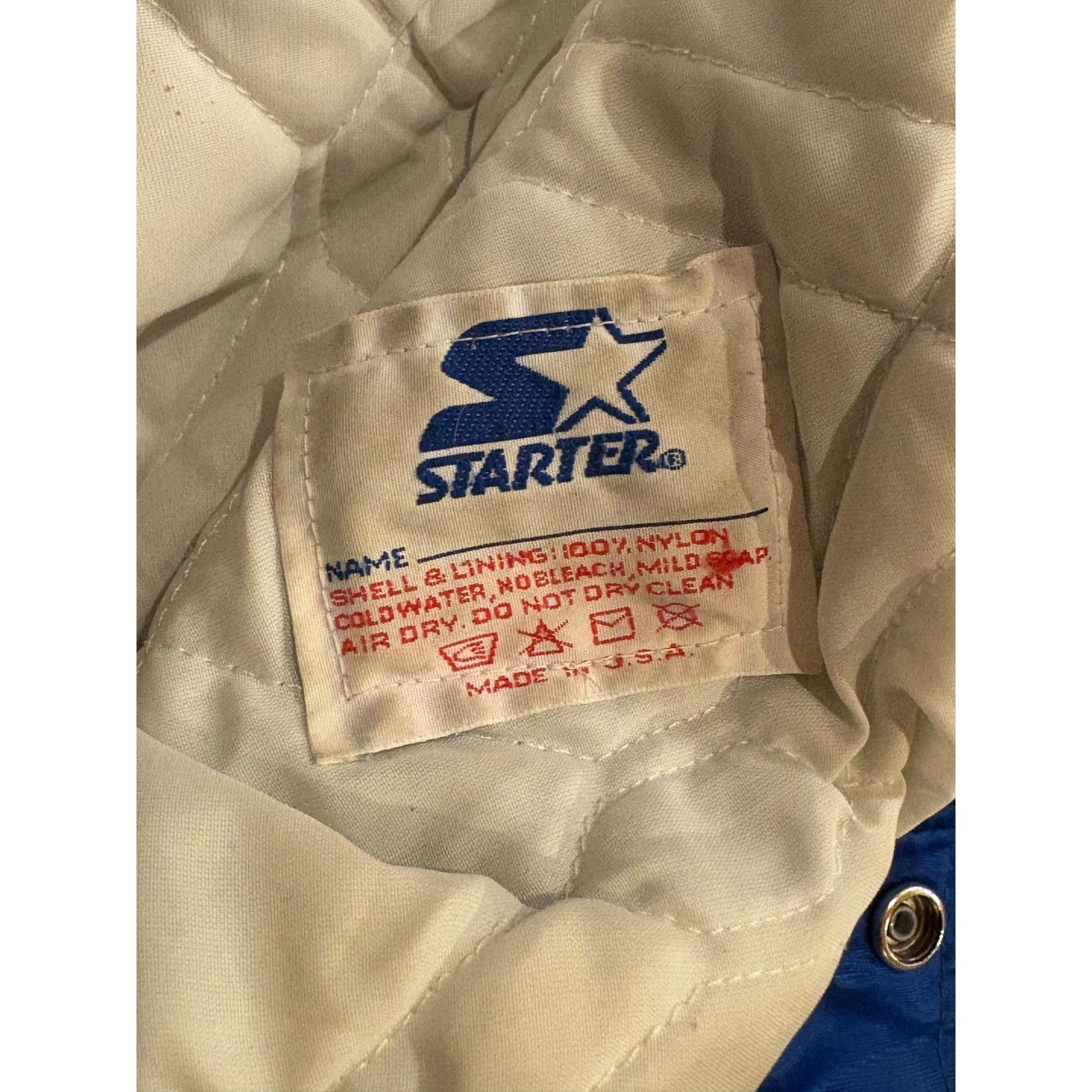 Starter Vintage 1980's Starter New York Mets MLB Satin Bomber Jacket Size US XL / EU 56 / 4 - 8 Thumbnail