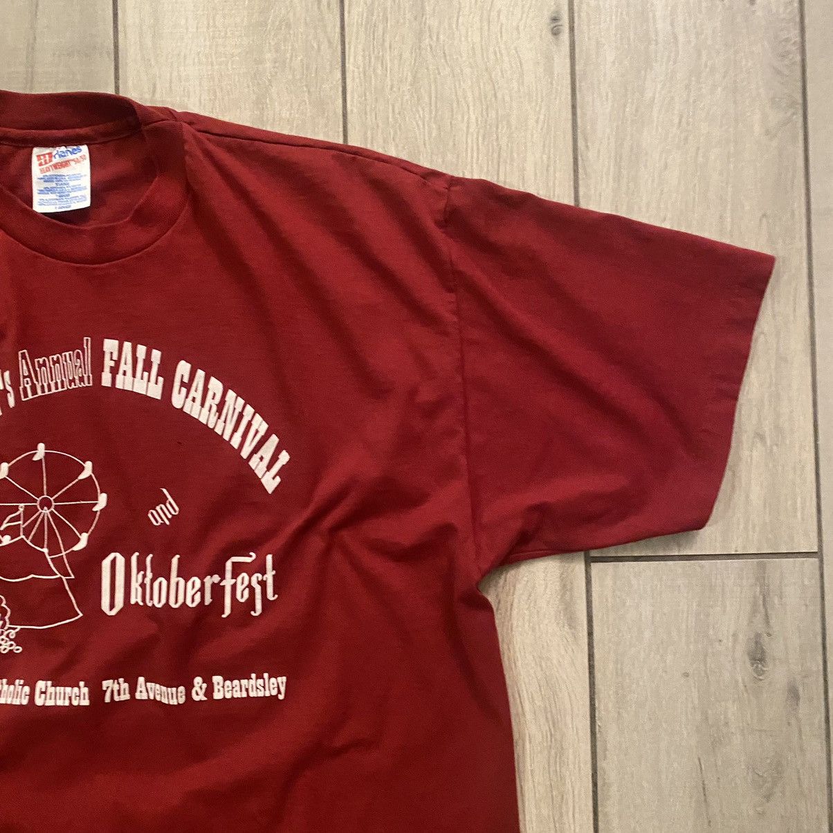Harley Davidson × Nike × Stussy Vintage 90s Red Oktoberfest Single Stitch Graphic Tee XL Size US XL / EU 56 / 4 - 8 Thumbnail