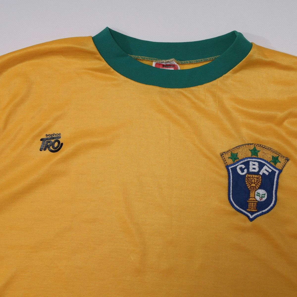 Other Trophae Brasil Vintage Soccer Football Jersey Shirt Brazil Size US L / EU 52-54 / 3 - 5 Thumbnail