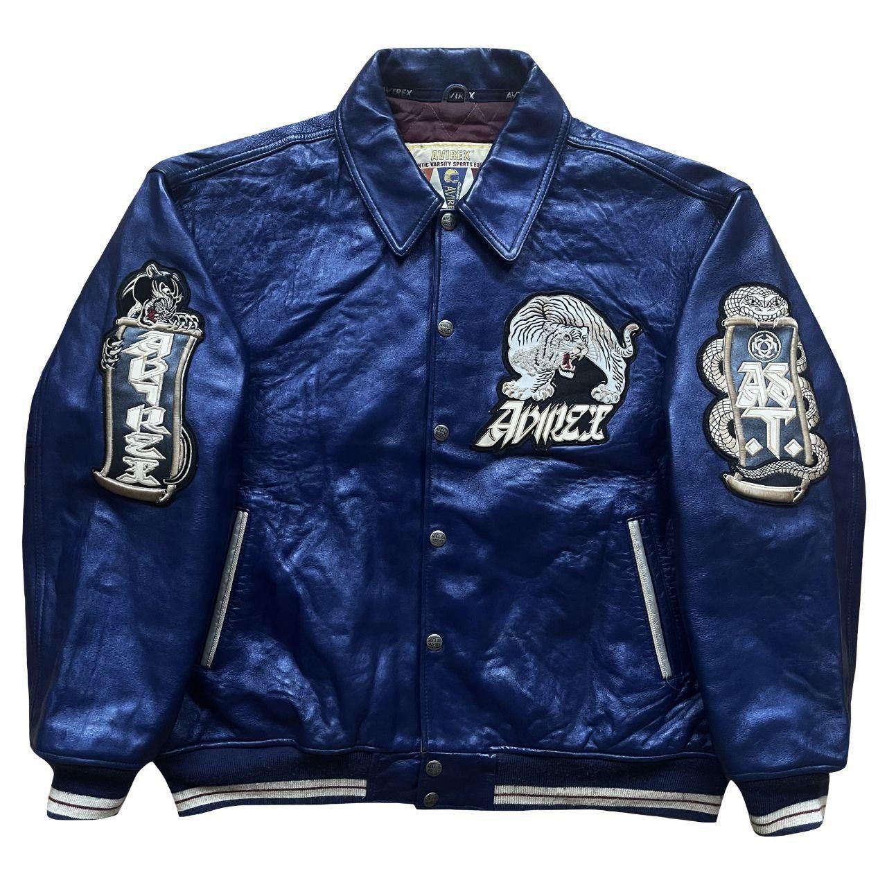 Avirex Avirex Leather Varsity Jacket Size US XXL / EU 58 / 5 - 2 Thumbnail