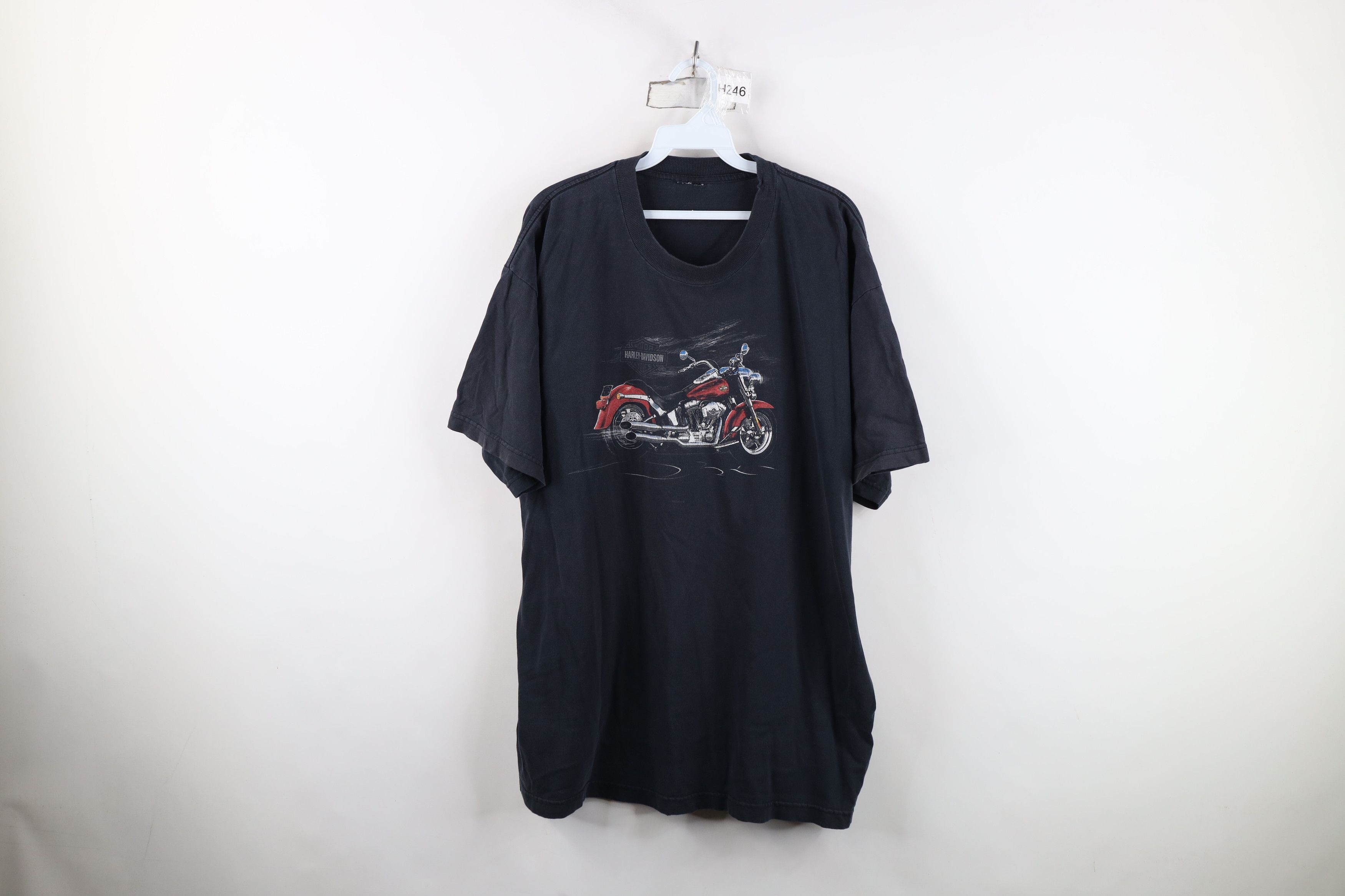 Harley Davidson Vintage Y2K 2004 Harley Davidson Tribal Fire Flames T-Shirt Size US XL / EU 56 / 4 - 1 Thumbnail