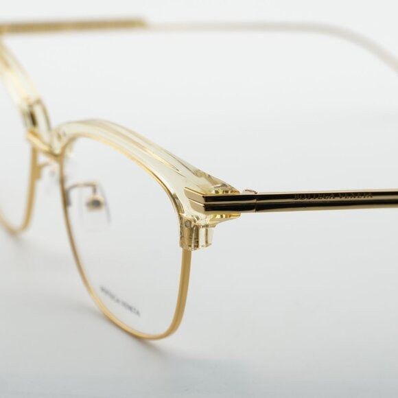 Bottega Veneta Bottega Veneta BV1011OA 004 Eyeglasses Gold 53mm Square Size ONE SIZE - 2 Thumbnail