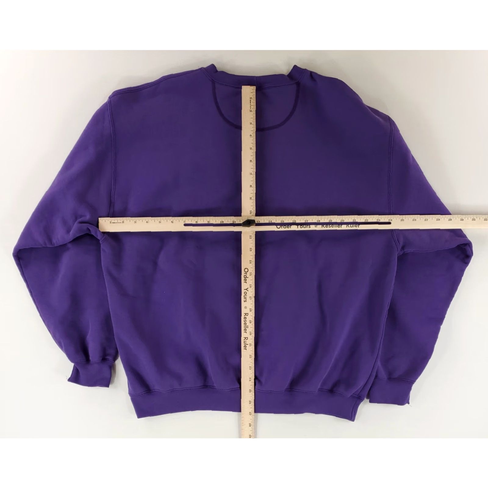 Lands' End VINTAGE Lands' End Sweatshirt Purple Mens XL Pullover 90s Made USA Size US XL / EU 56 / 4 - 7 Thumbnail