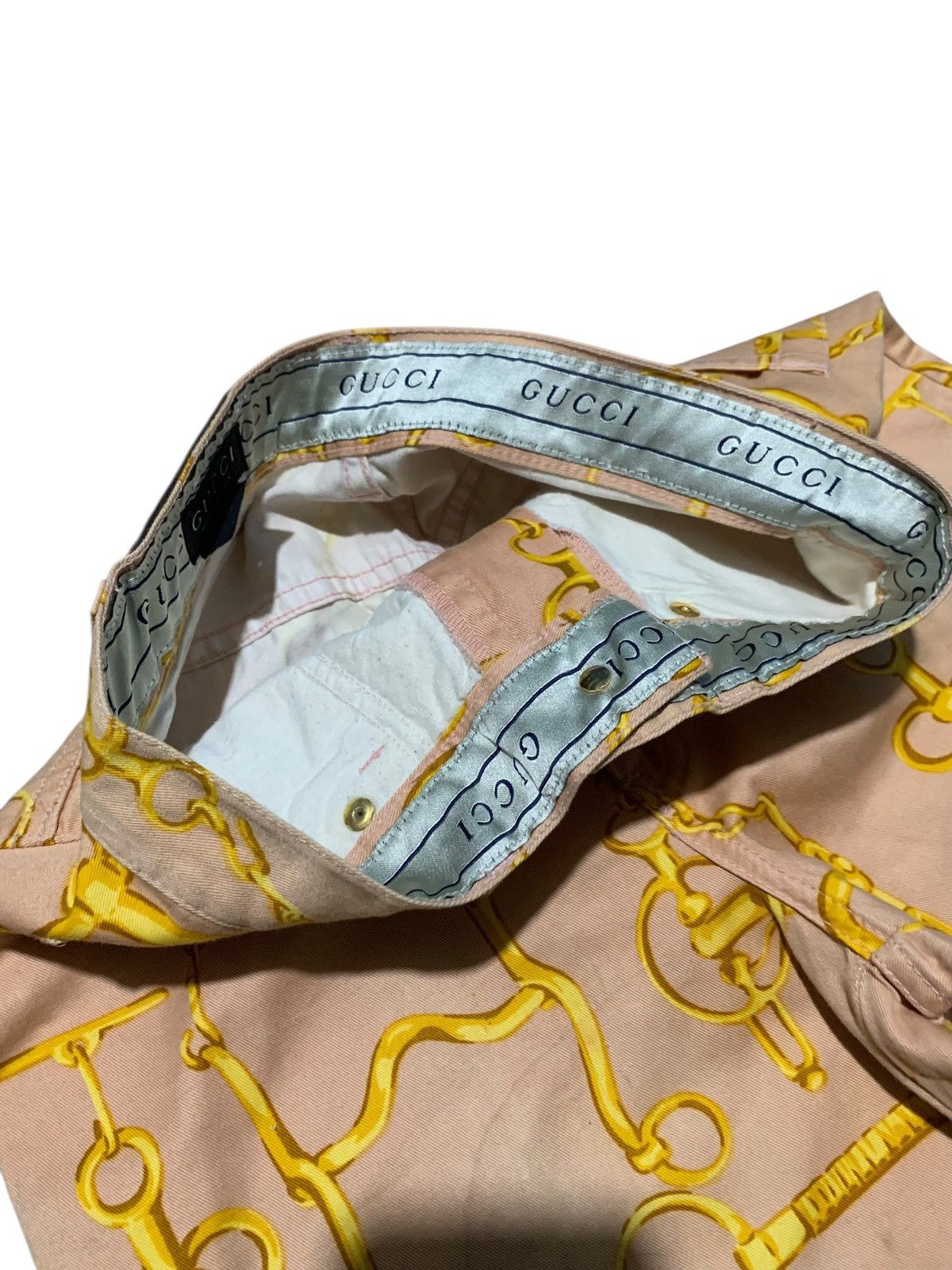 Gucci 1990s Gucci Tom Ford horsebit coral pants Size 26" / US 2 / IT 38 - 5 Thumbnail