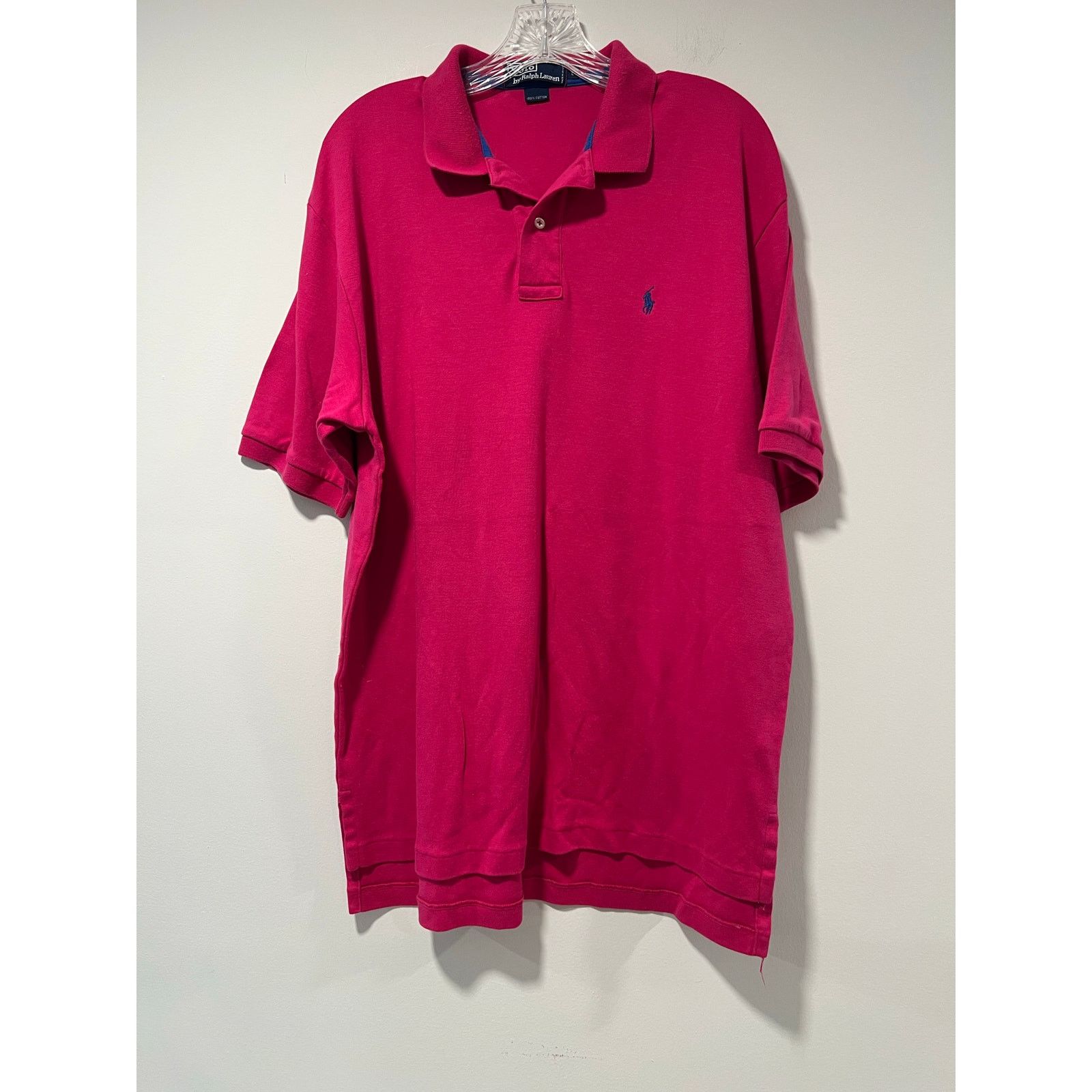 Polo Ralph Lauren Polo Ralph Lauren 100% Soft Cotton Collared Shirt Pink Large Size US L / EU 52-54 / 3 - 1 Thumbnail