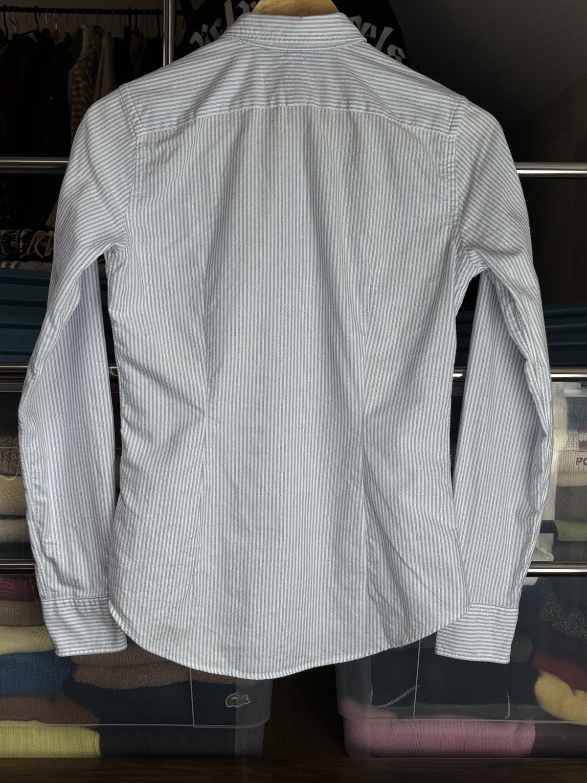 Ralph Lauren Ralph Lauren Luxury Striped Long Sleeve Oxford Shirt Size S / US 4 / IT 40 - 5 Thumbnail