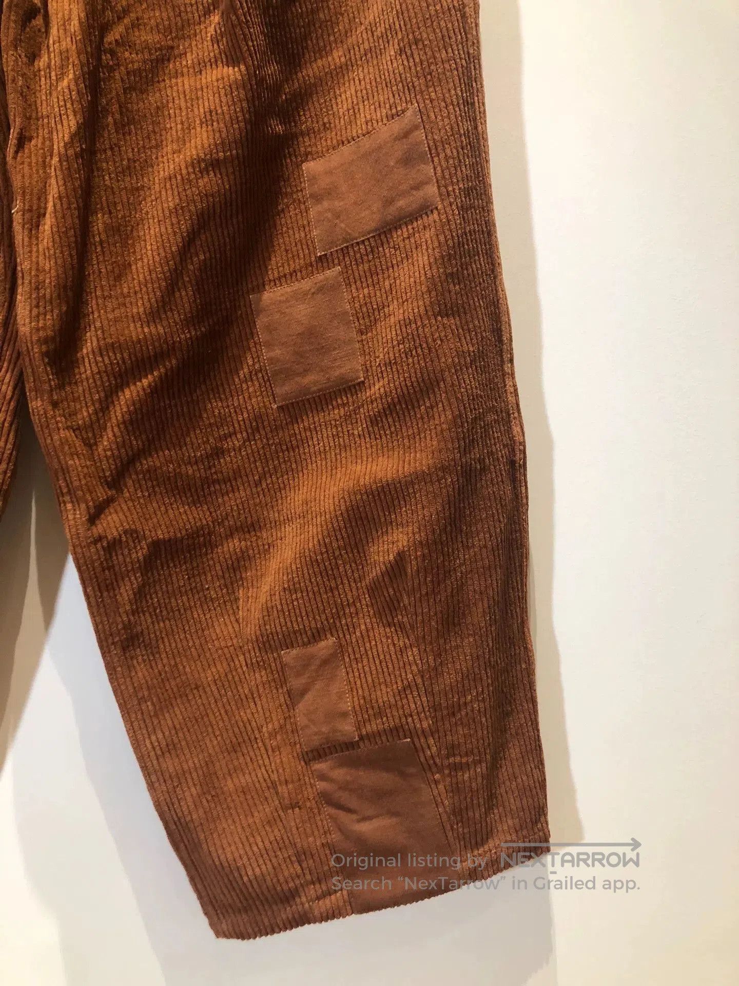 Story Mfg. STORY MFG Corduroy Patch Trousers. Size US 32 / EU 48 - 4 Thumbnail