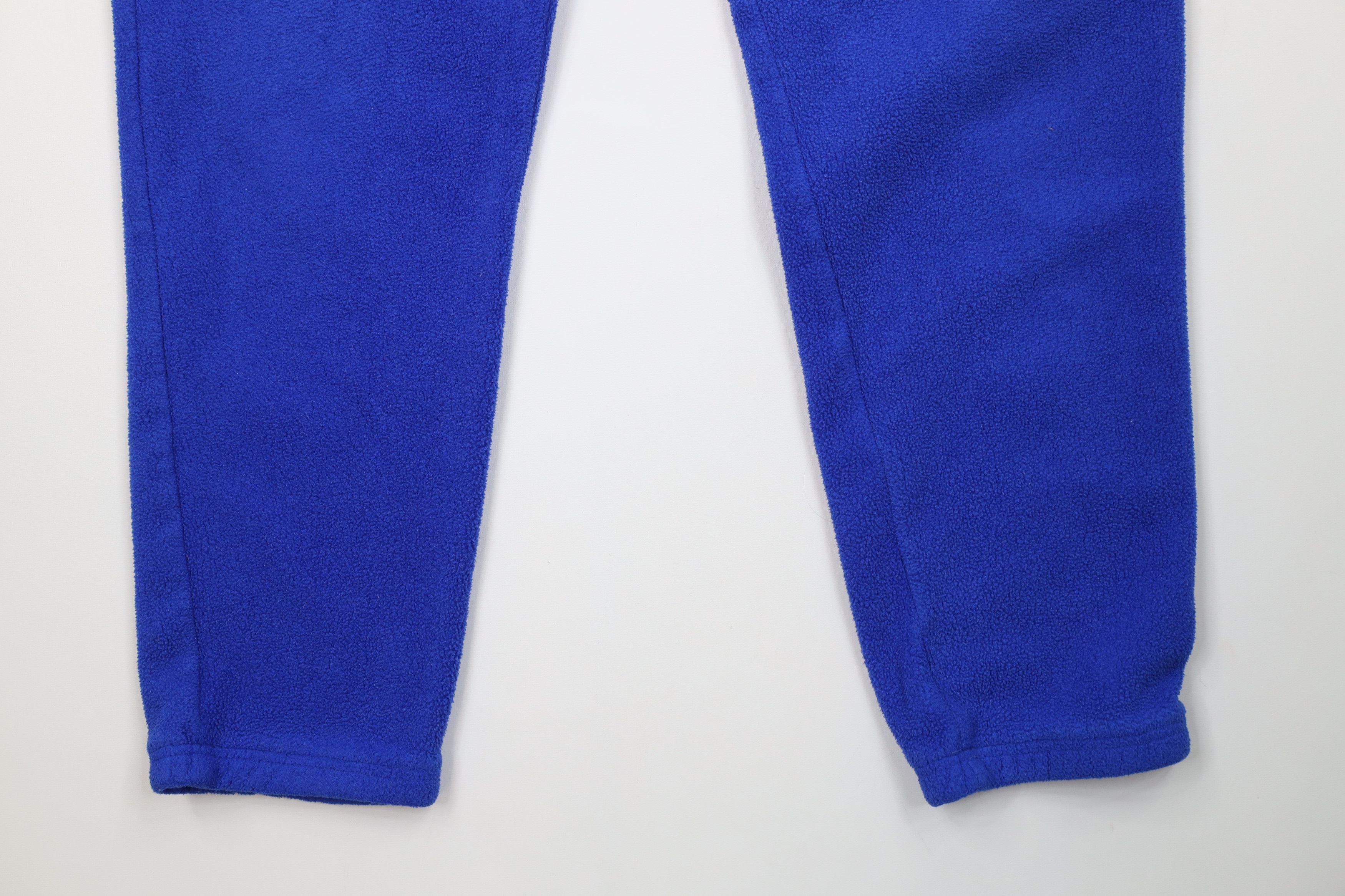 Lands' End Vintage 90s Lands End Polartec Fleece Sweatpants Blue USA Size 36" / US 14 / IT 50 - 4 Thumbnail
