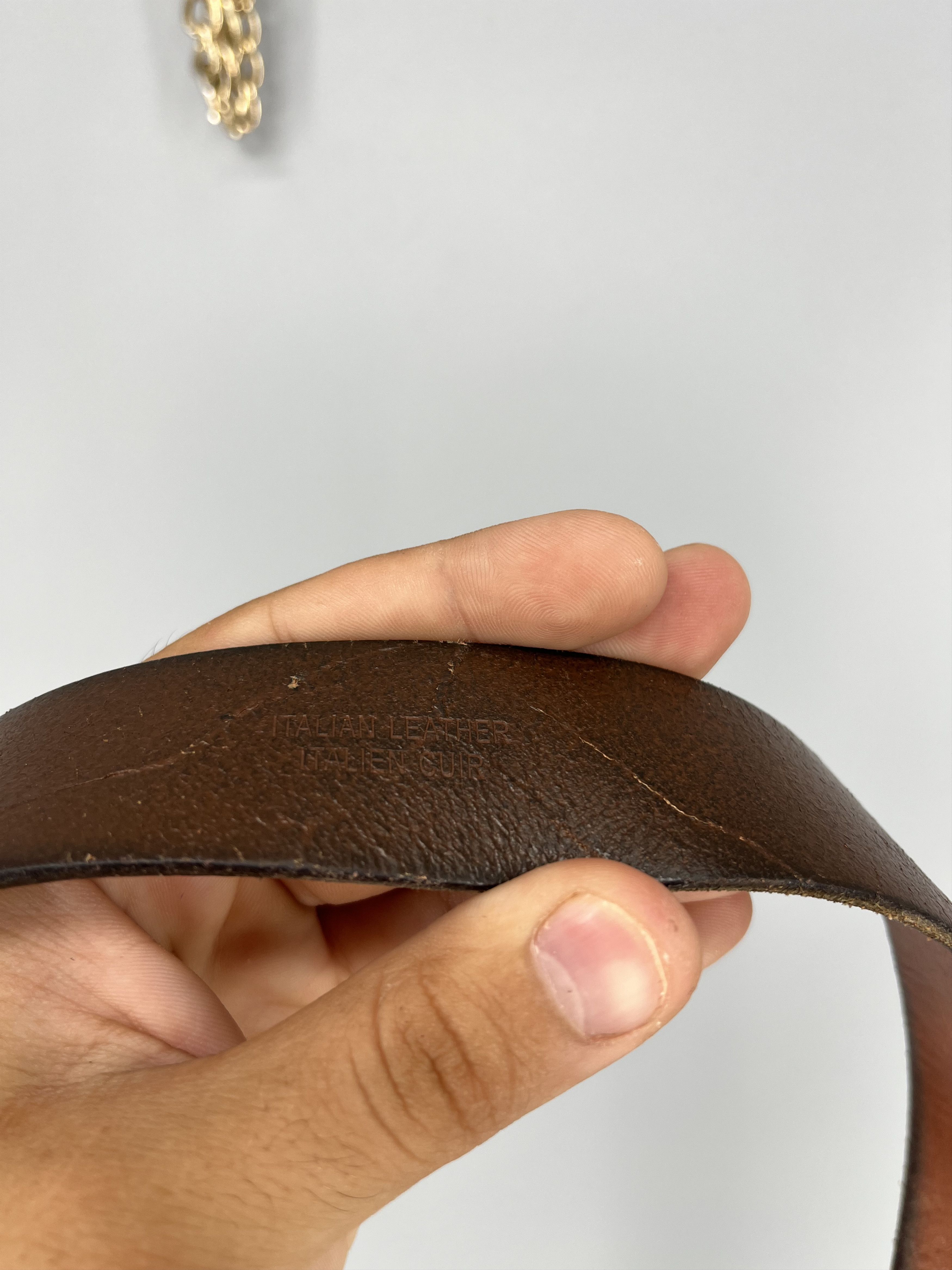 Polo Ralph Lauren Vintage Polo Ralph Lauren Belt Brown Leather RRL 38 Small US Size 38 - 11 Thumbnail