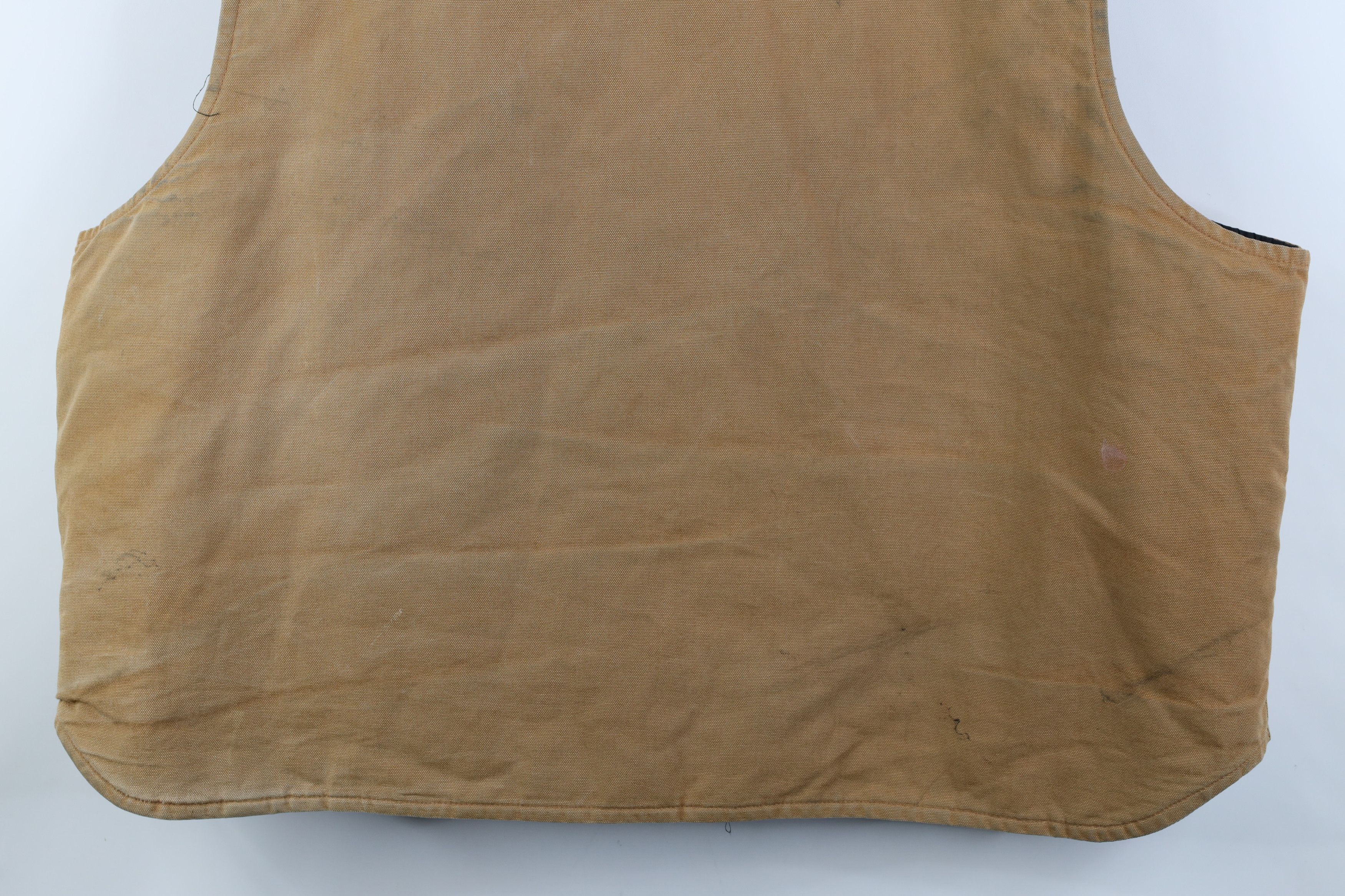 Carhartt Vintage Carhartt Quilted Canvas Vest Jacket Duck Brown Size US XXL / EU 58 / 5 - 15 Thumbnail