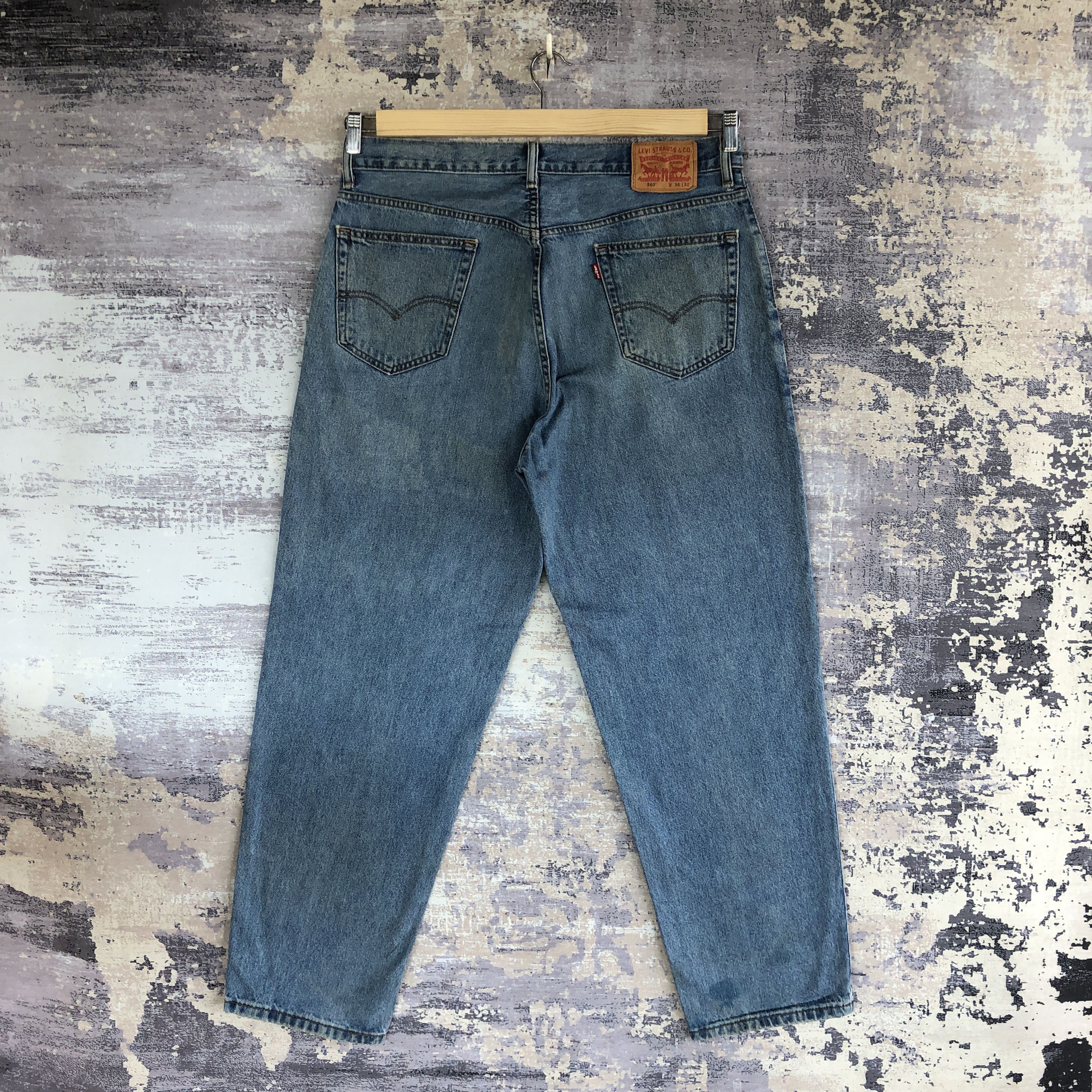 Levi's Vintage Y2K Levis 560 Stone Wash Jeans Levi's Faded Denim Size US 36 / EU 52 - 2 Thumbnail