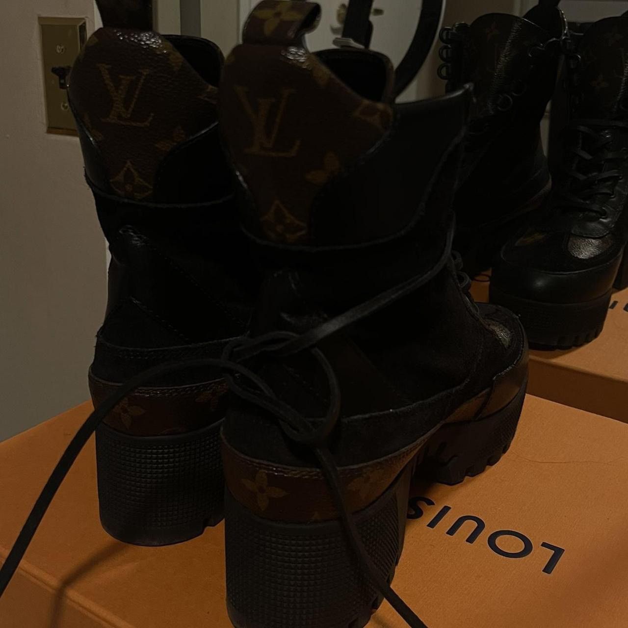 Louis Vuitton Louis Vuitton Laureate Platform Desert Boot Size US 7.5 / IT 37.5 - 5 Thumbnail