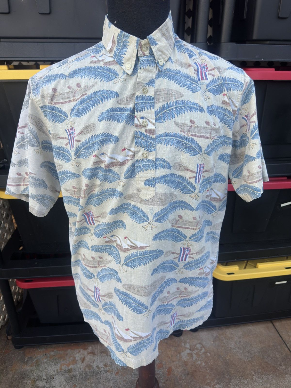 Reyn Spooner Reyn Spooner Dietrich Varez Hawaiian Print Men's M Size US M / EU 48-50 / 2 - 1 Thumbnail