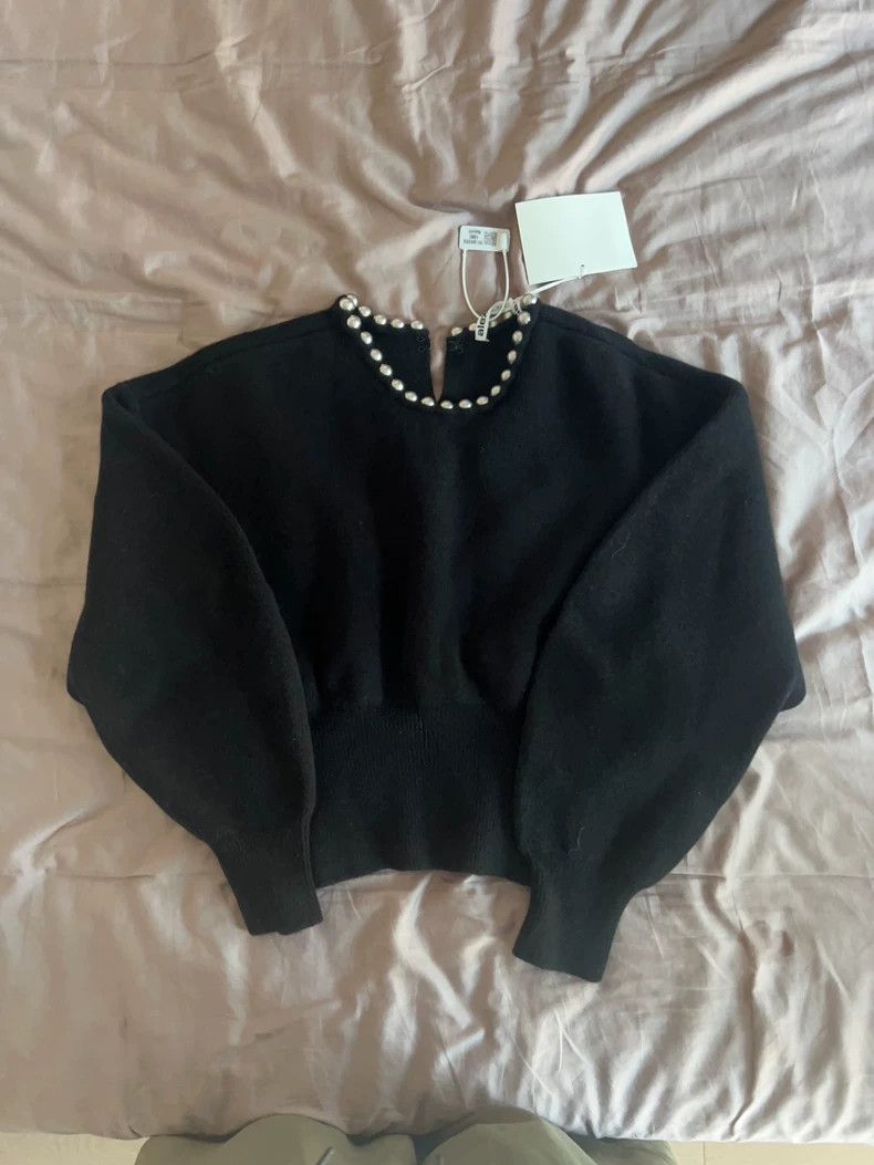 Alexander Wang Alexander Wang Wool Cashmere Pearl Sweater Size XS / US 0-2 / IT 36-38 - 1 Thumbnail