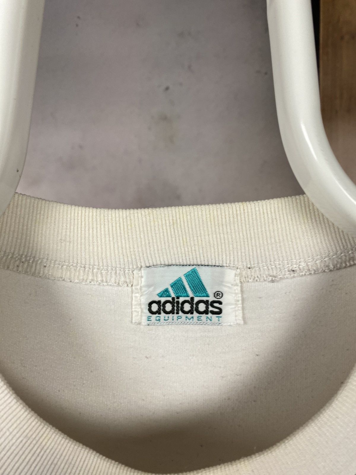 Adidas 🌺Vintage 90s T-Shirt Adidas Equipment Rare Big Logo Tee🌺 Size US L / EU 52-54 / 3 - 14 Thumbnail