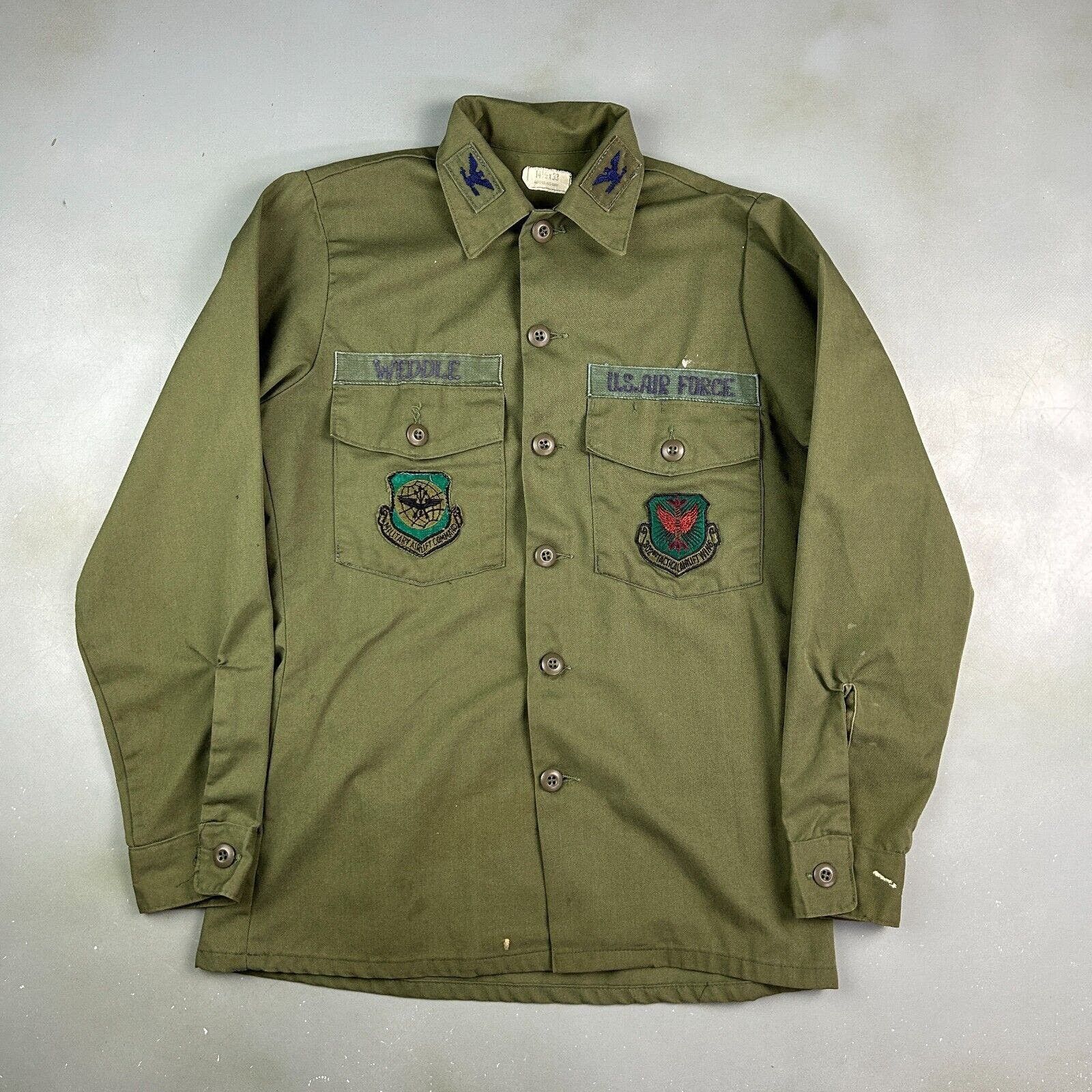 Military VINTAGE | U.S Air Force Fatigue OG 507 Button Down Military VINTAGE | U.S Air Force Fatigue OG 507 Button Down