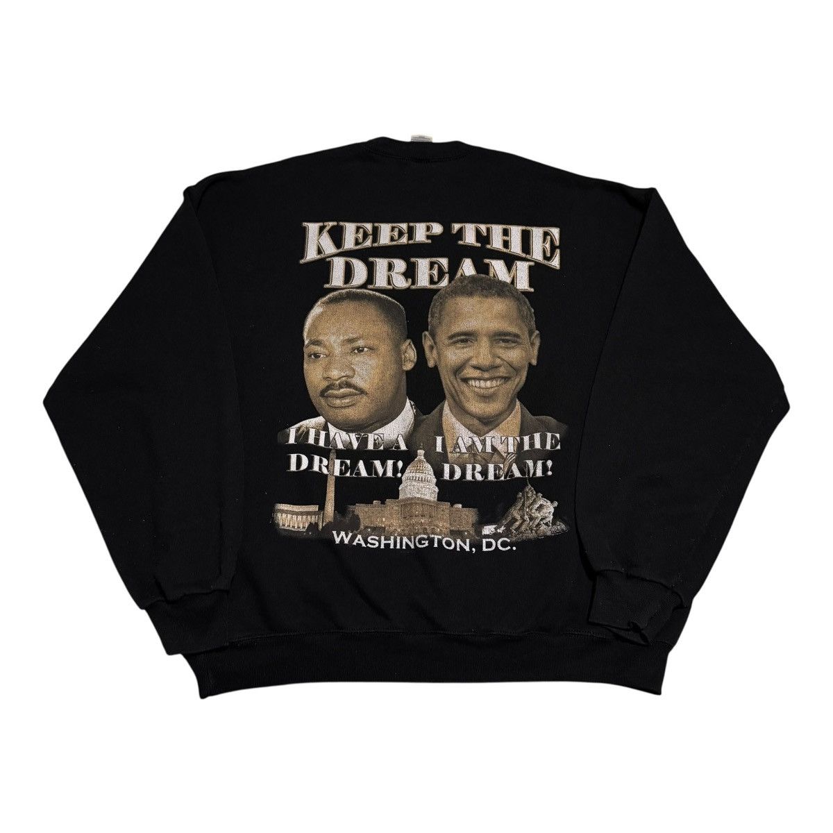 Jerzees 2012 Obama Martin Luther King Jr Campaign Sweatshirt XL Size US XL / EU 56 / 4 - 3 Thumbnail