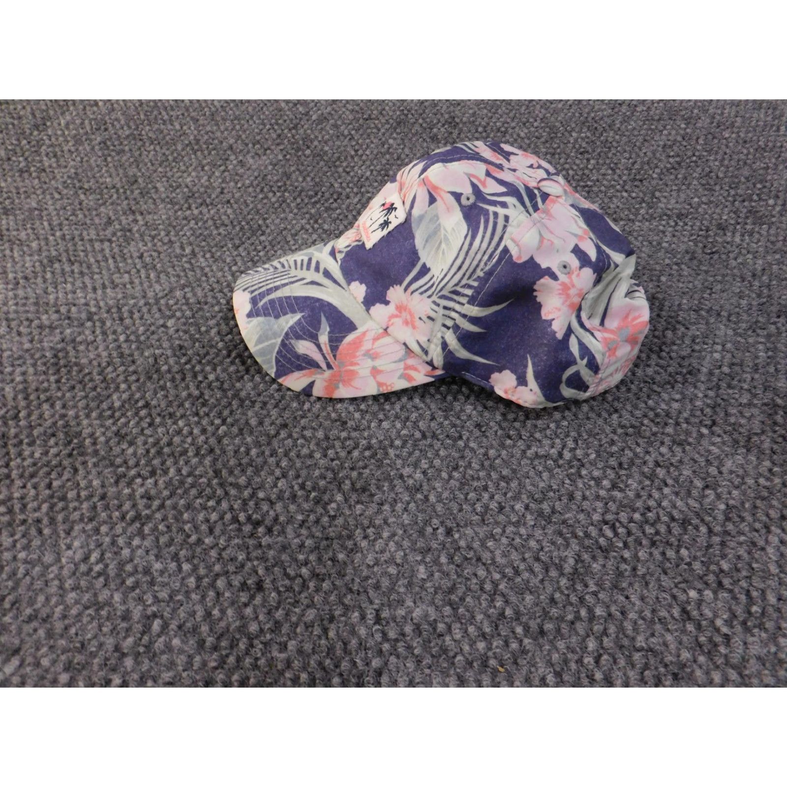 Chubbies Chubbies Hat Cap Strap Back Blue Pink Hawaiian Floral Patch Embroidered Mens Baseball Cap One Size Adjustable Multicolor Tropical Beach Floral 90s? Size ONE SIZE - 6 Thumbnail