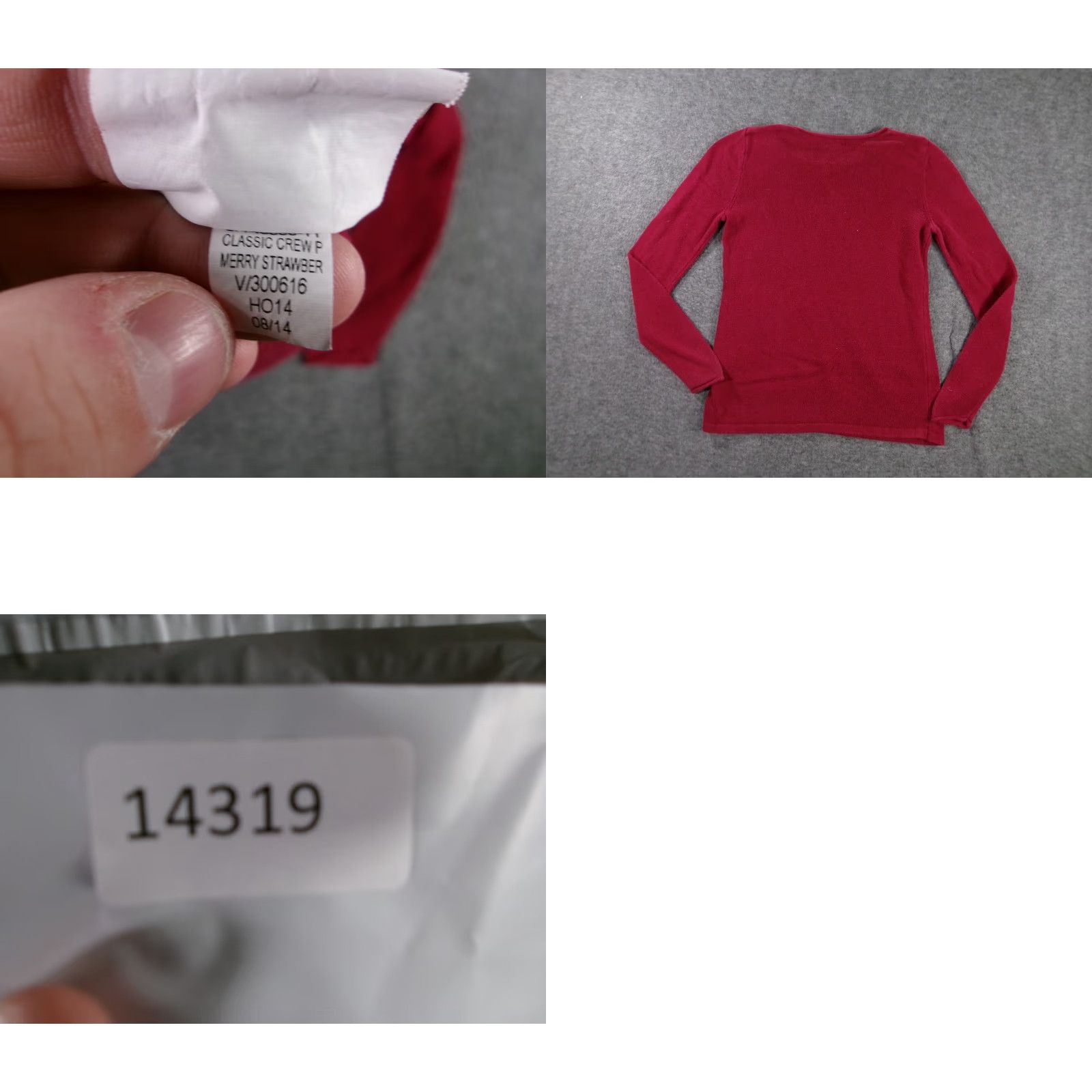Old Navy VINTAGE Old Navy Sweater Women S Red Solid Knit Round Neck Pullover 90s Preppy Office Casual Knitwear - Womens Size Small Red Size S / US 4 / IT 40 - 8 Thumbnail