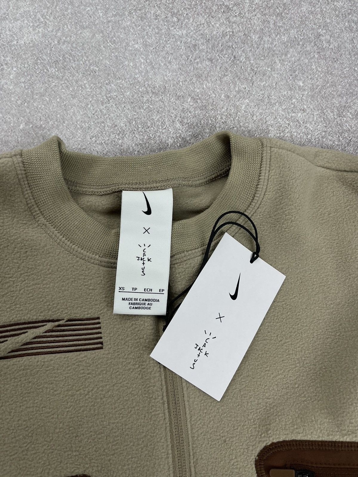 Nike × Travis Scott Nike x Travis Scott NRG Cactus Fleece Pullover Sweatshirt xs Size XS / US 0-2 / IT 36-38 - 13 Thumbnail