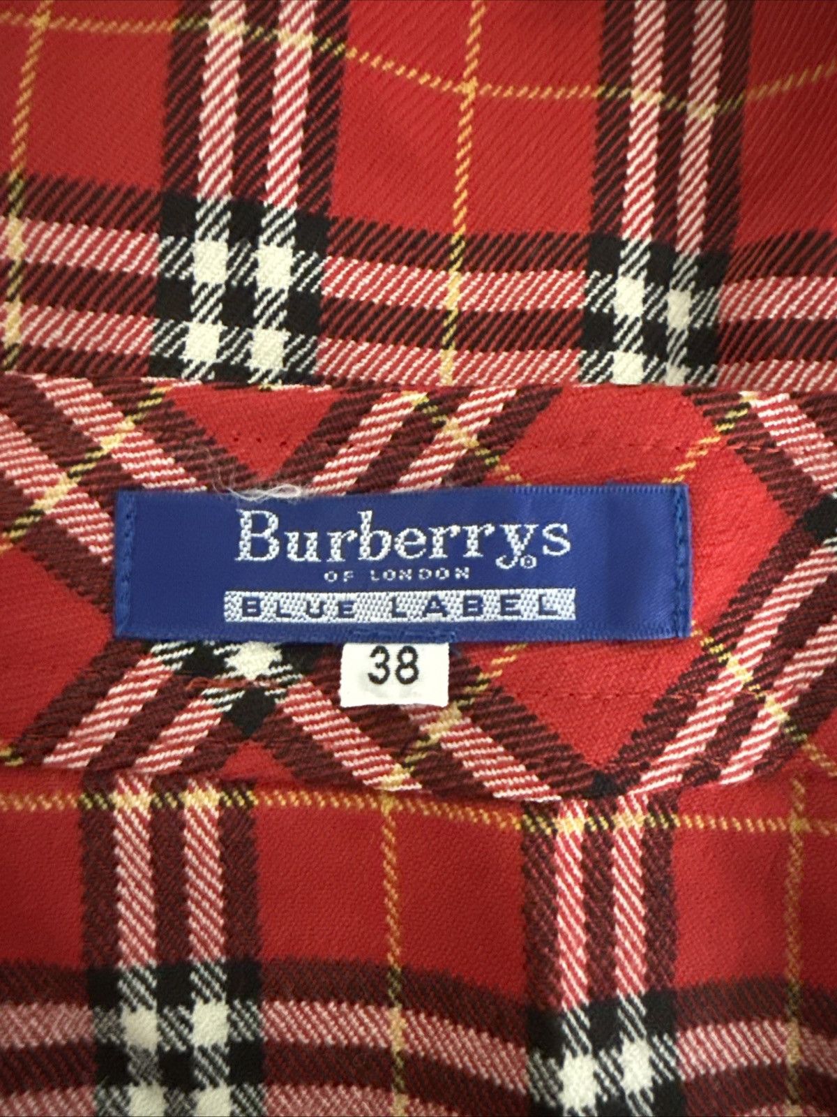 VINTAGE SEDITIONARIES BURBERRY’S LONDON MINI SKIRT CHECKERED