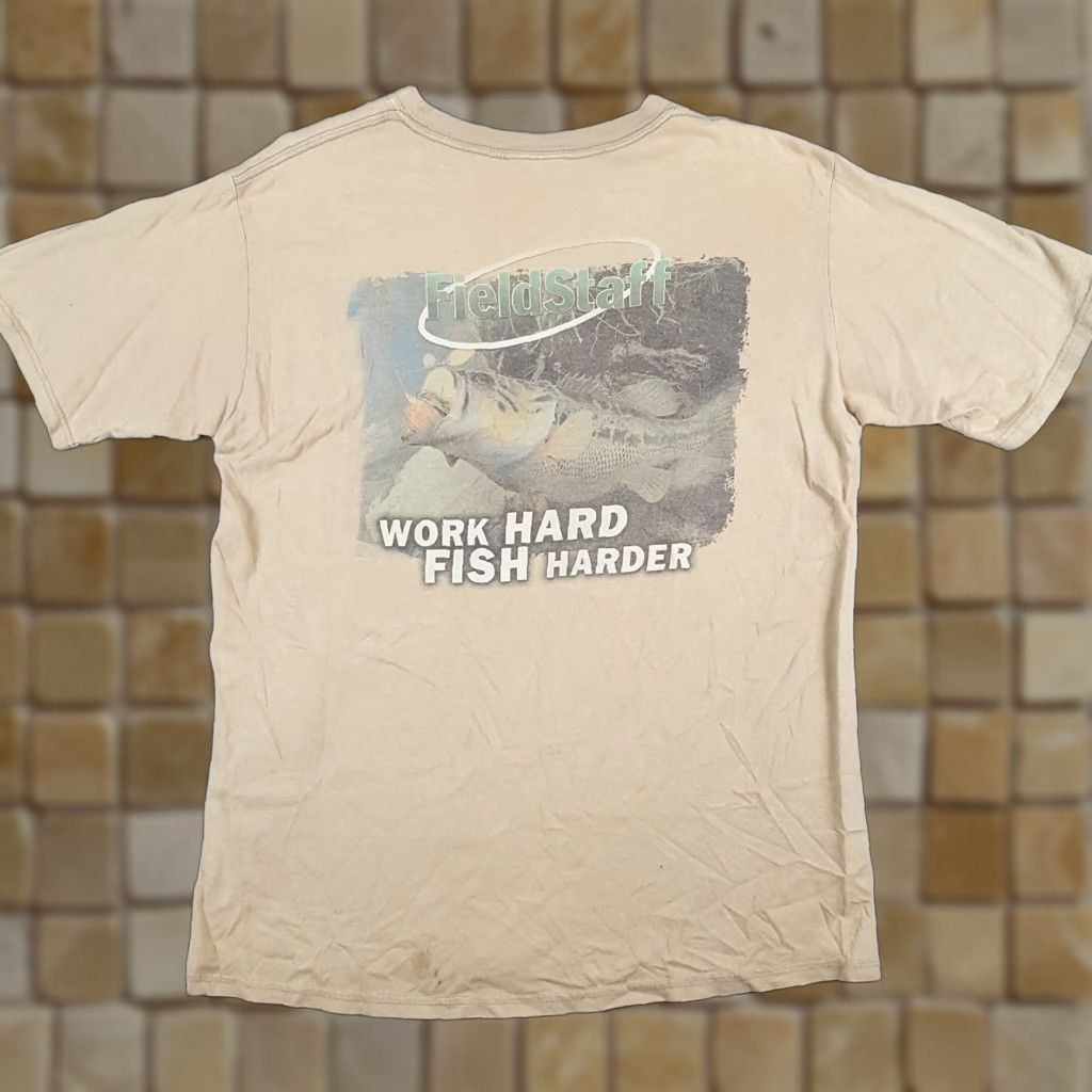 Vintage VINTAGE Mossy Oak Bass Fishing Outdoor Fish Tee Men's Size XL Faded Hunting T Shirt Size US XL / EU 56 / 4 - 1 Thumbnail