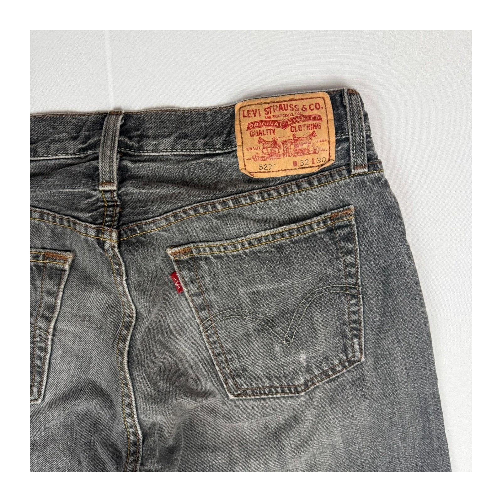 Levi's Levi's 527 Low Slim Boot Cut Jeans Faded Black Men's W32 L30 Size US 32 / EU 48 - 9 Thumbnail