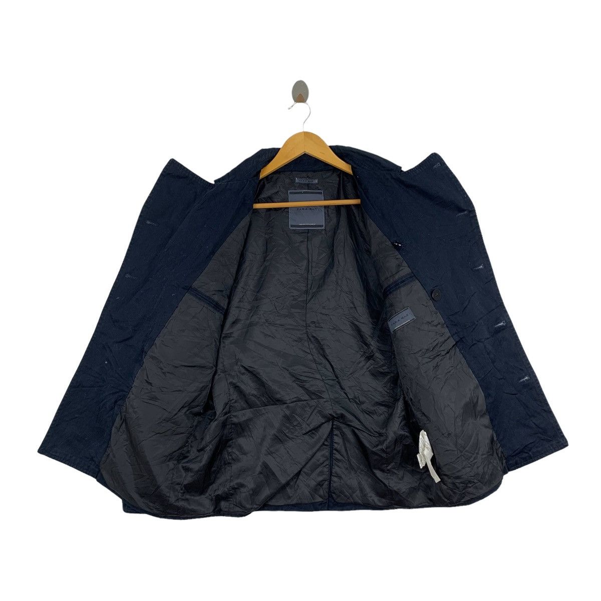 Zara ZARA MAN Fashion Designer Casualwear Peacoat Jacket Size US L / EU 52-54 / 3 - 5 Thumbnail