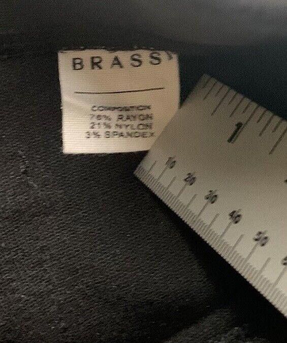 Other Brass Women's Medium 28” Black Pull-on Elastic Waistband Size 32" / US 10 / IT 46 - 4 Thumbnail