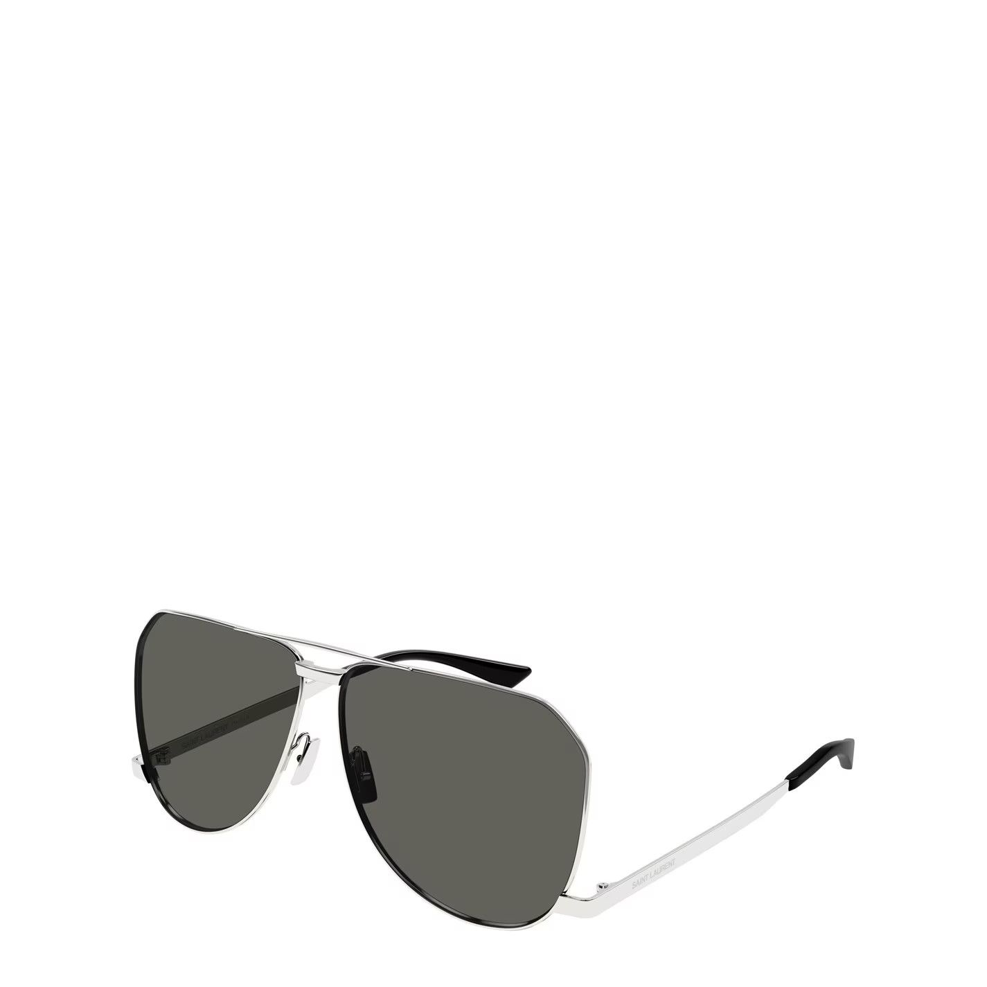 Saint Laurent Paris o1g2r1mq0426 Size: OS / Dust Aviator Sunglasses in Silver Size ONE SIZE - 2 Thumbnail