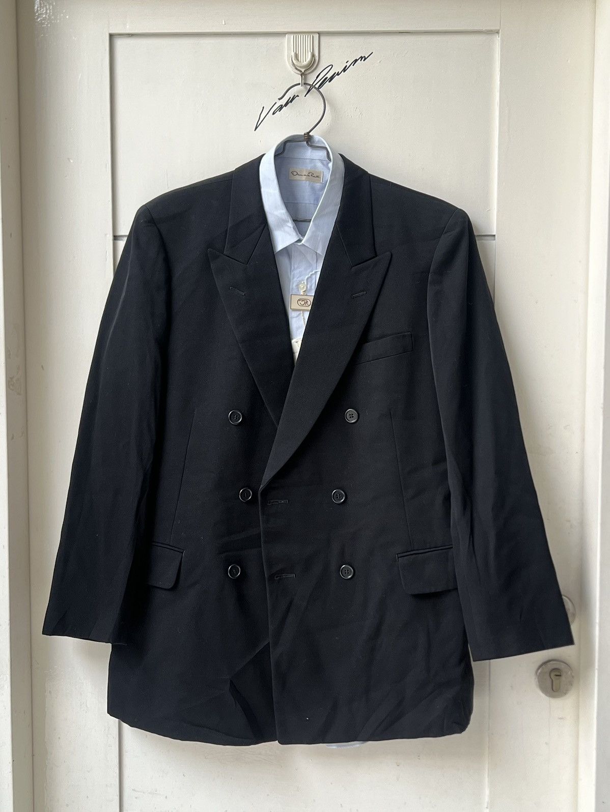 Oscar De La Renta Oscar De La Renta Shirt Suit Size 52L - 10 Thumbnail